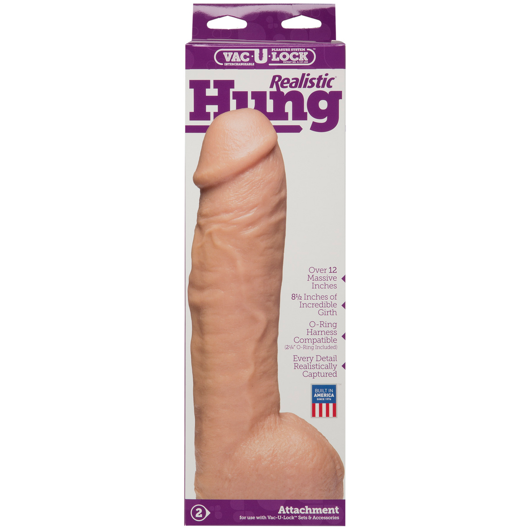 Realistic Hung - Realistic Dildo - 13 / 32 cm Weiß - 0