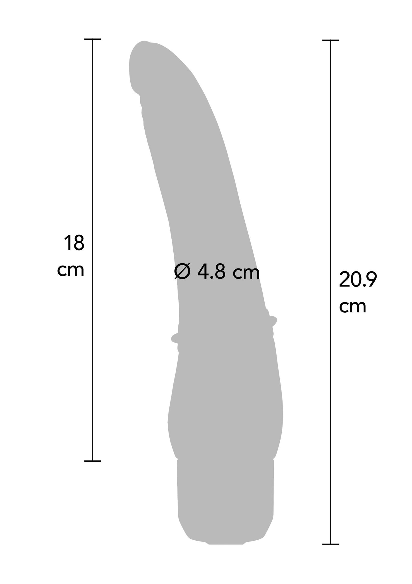 ToyJoy Get Real Classic Smooth Vibrator BLACK - 0