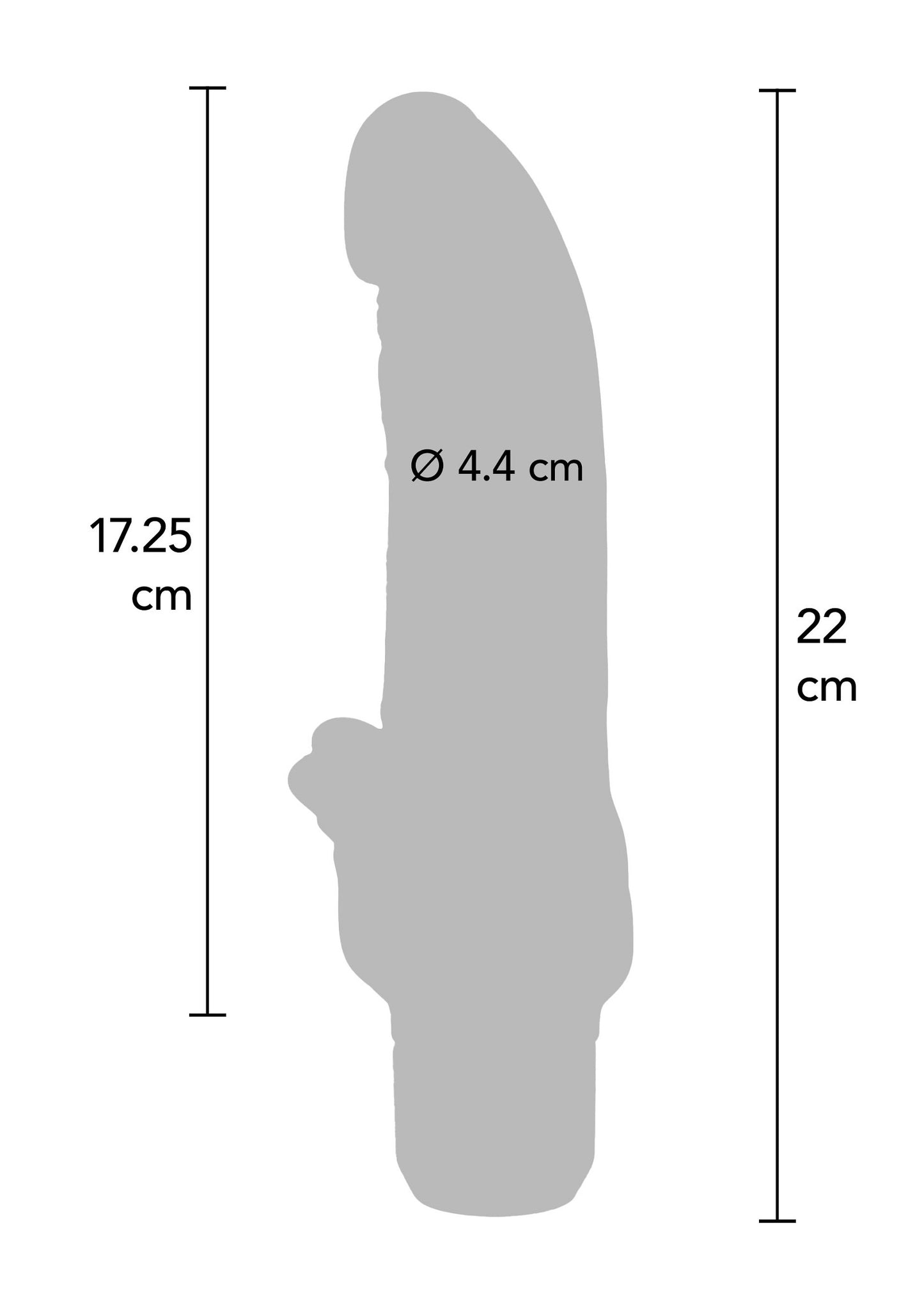 ToyJoy Get Real Gold Dicker Stim Vibrator 22 cm GOLD - 5