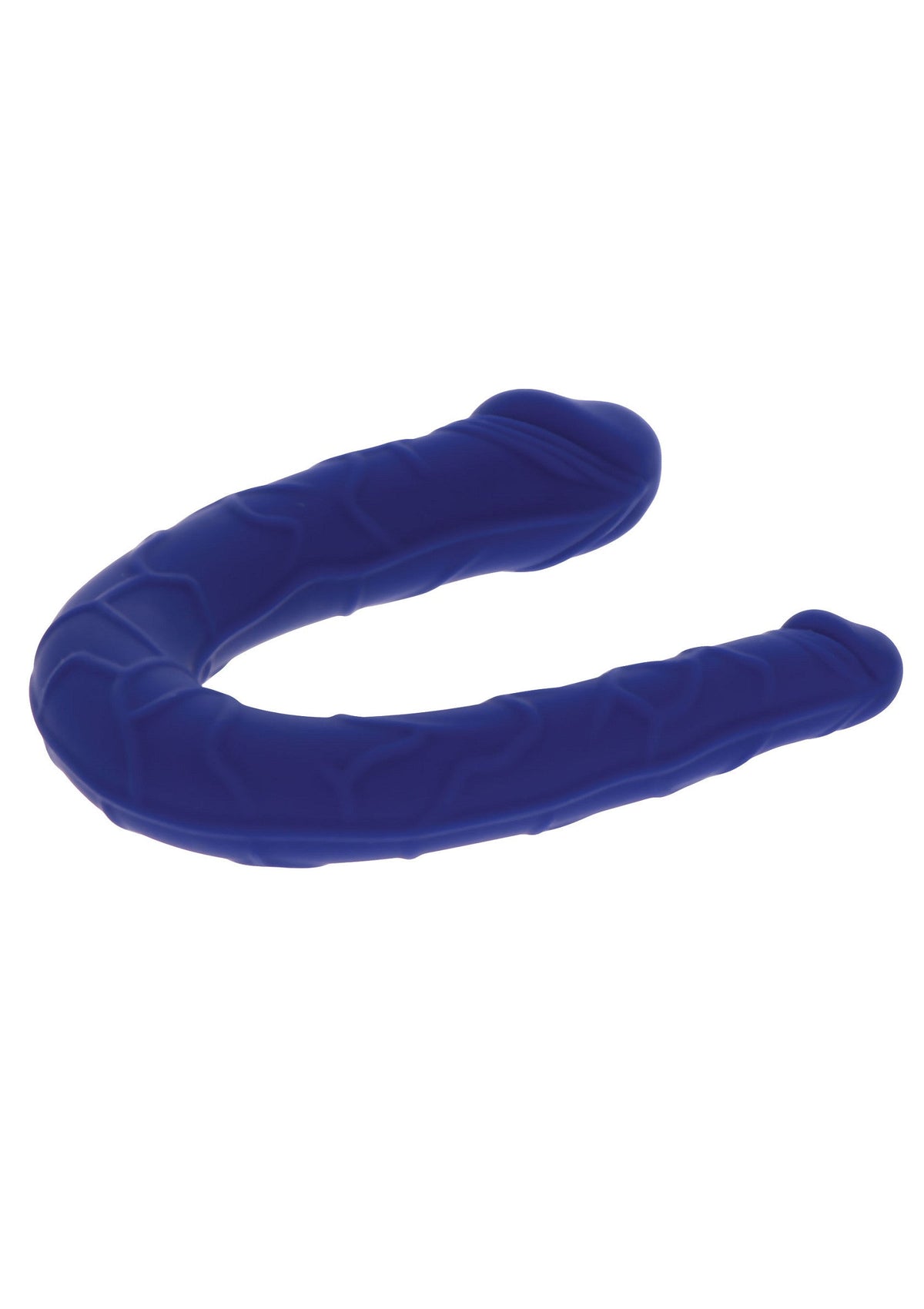 Double Dong Realistic Mini Silicone BLUE - 8