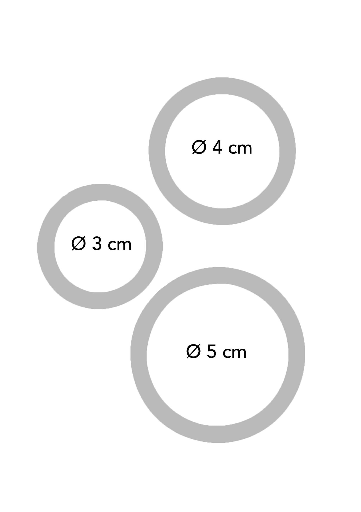 ToyJoy Basics Triple Rings Multicolor 3pcs MULTICOLOR - 2