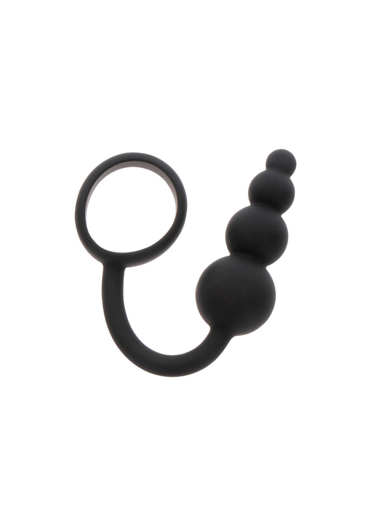 ToyJoy Manpower Anal Plug & Cock Ring BLACK - 1