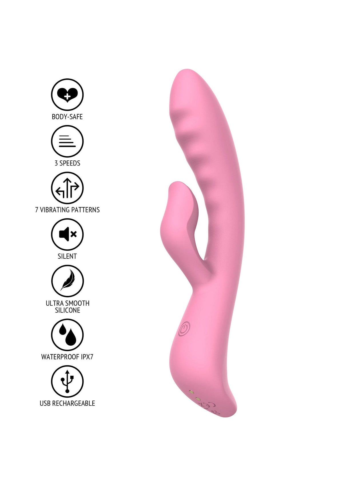 The Belle Rabbit Vibrator PINK - 6