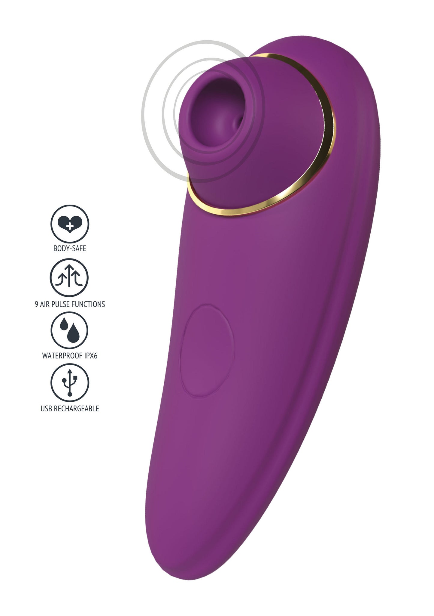 Xocoon Sensual Sway Air Stimulator PURPLE - 7