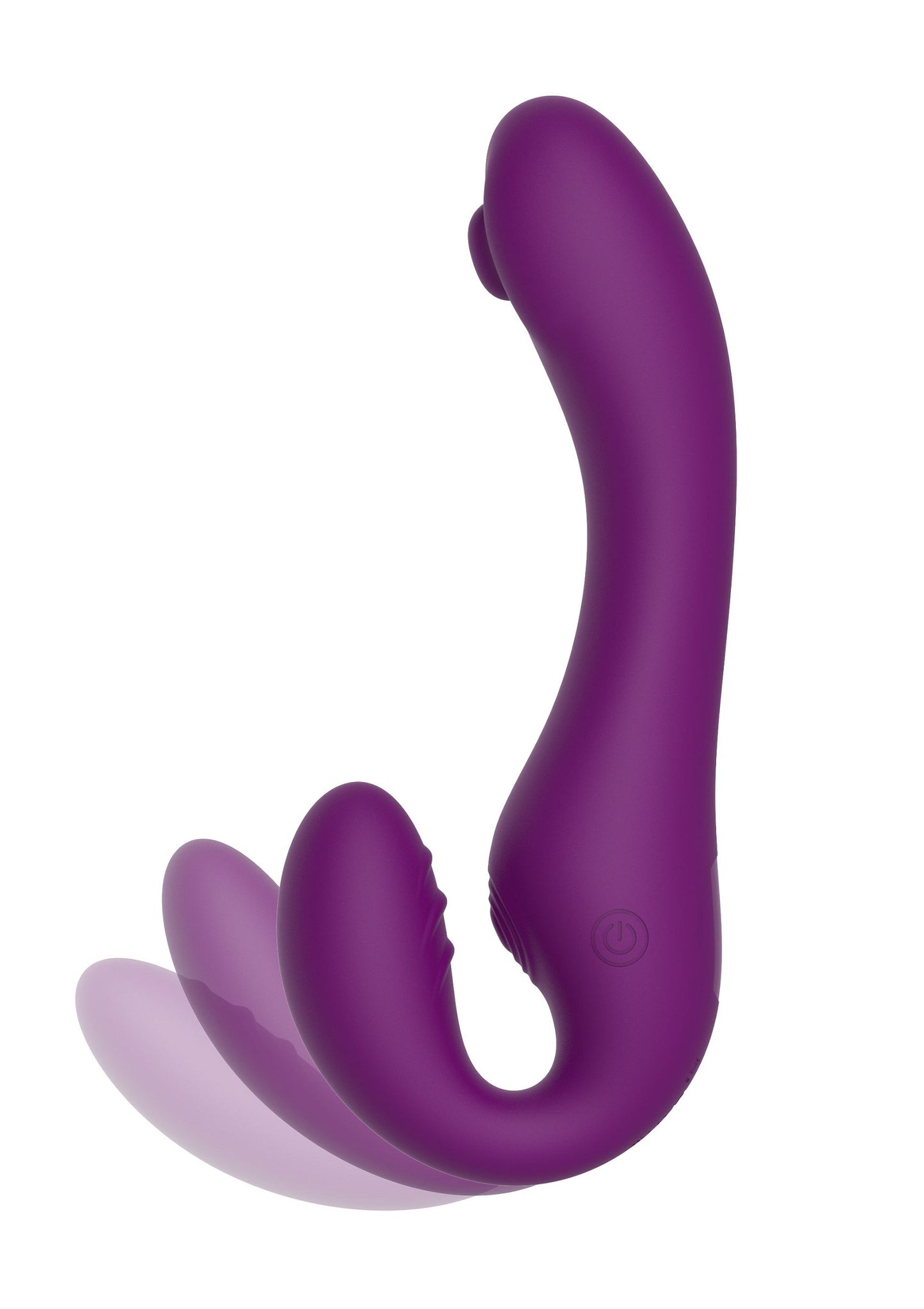 Xocoon Strapless Strap-On Pulse Vibrator PURPLE - 19