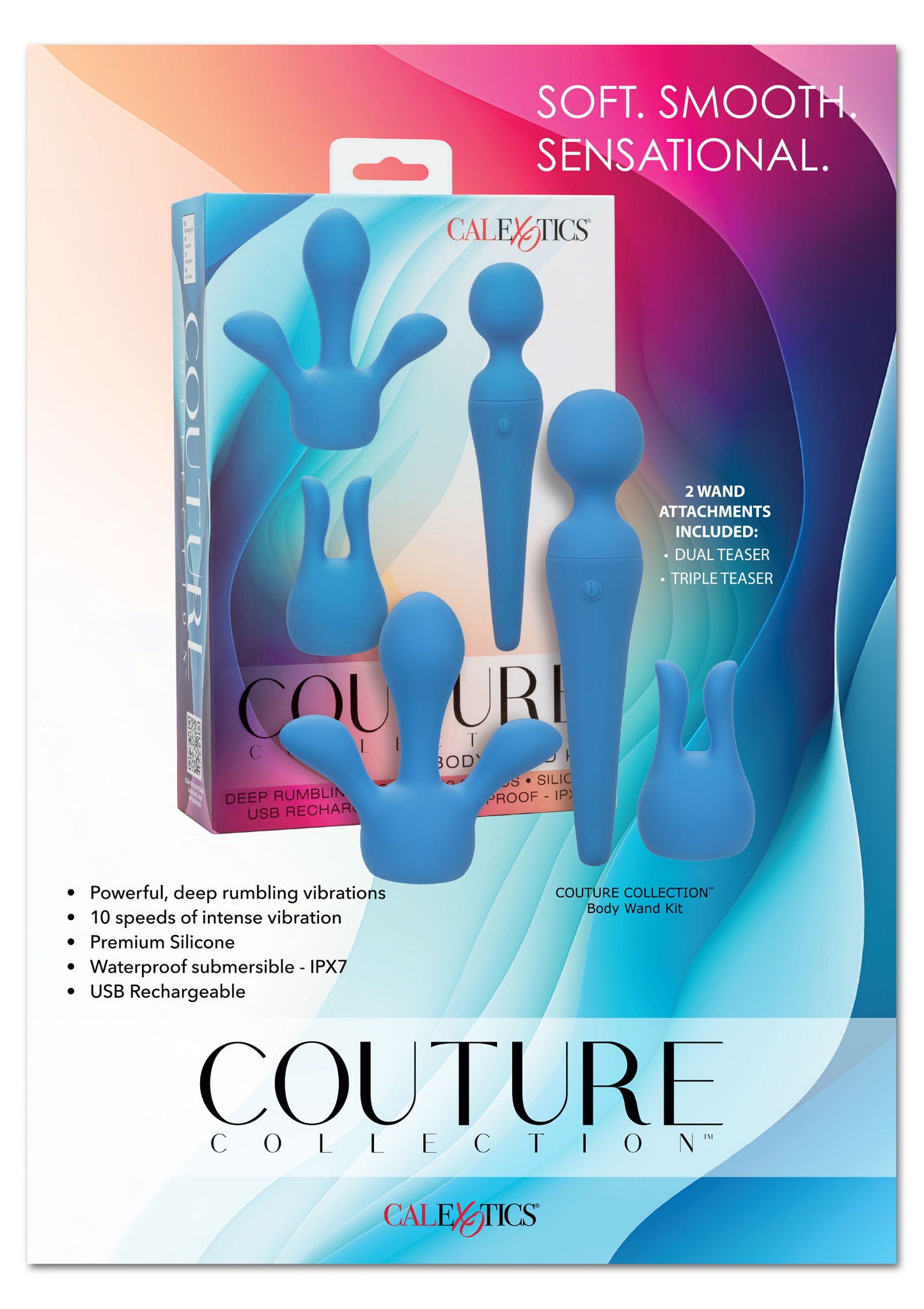 CalExotics Couture Retail Shelf Pack BLUE - 2
