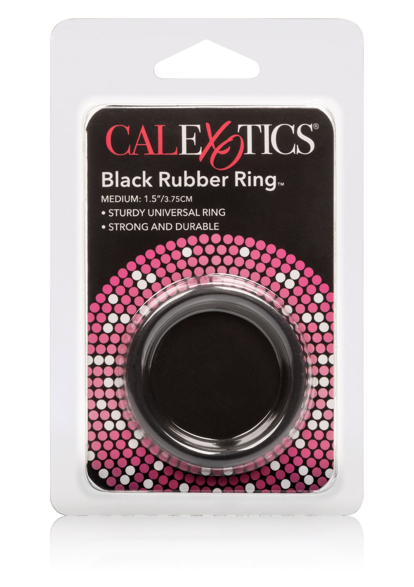 CalExotics Black Rubber Ring - Medium BLACK - 1