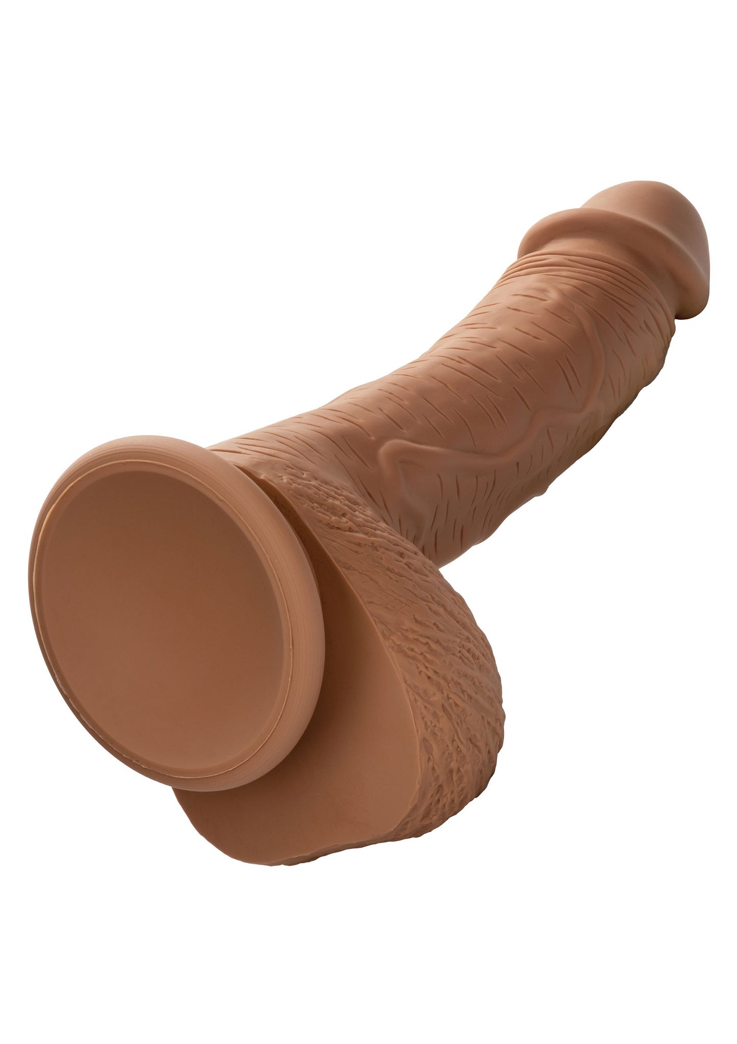 CalExotics Dual Density Silicone Studs 6.25”/16 BROWN - 2