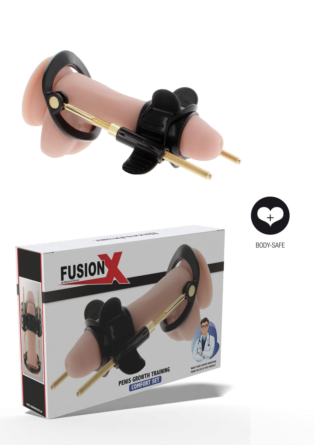 Penis Growth Training Comfort Set BLACK - 8