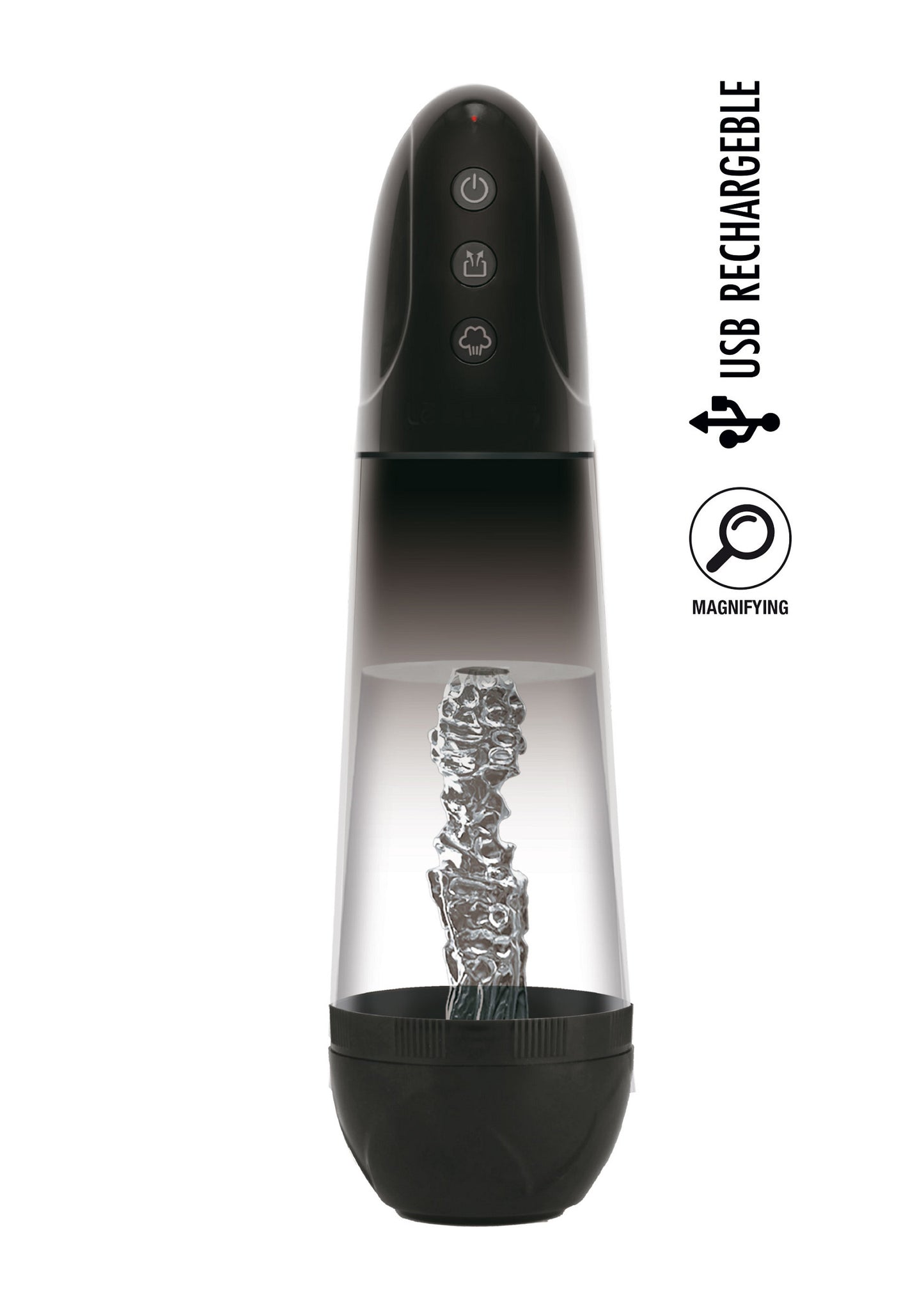 Hidden Desire Fusion X Automatic Magnify Penis Pump BLACK - 0