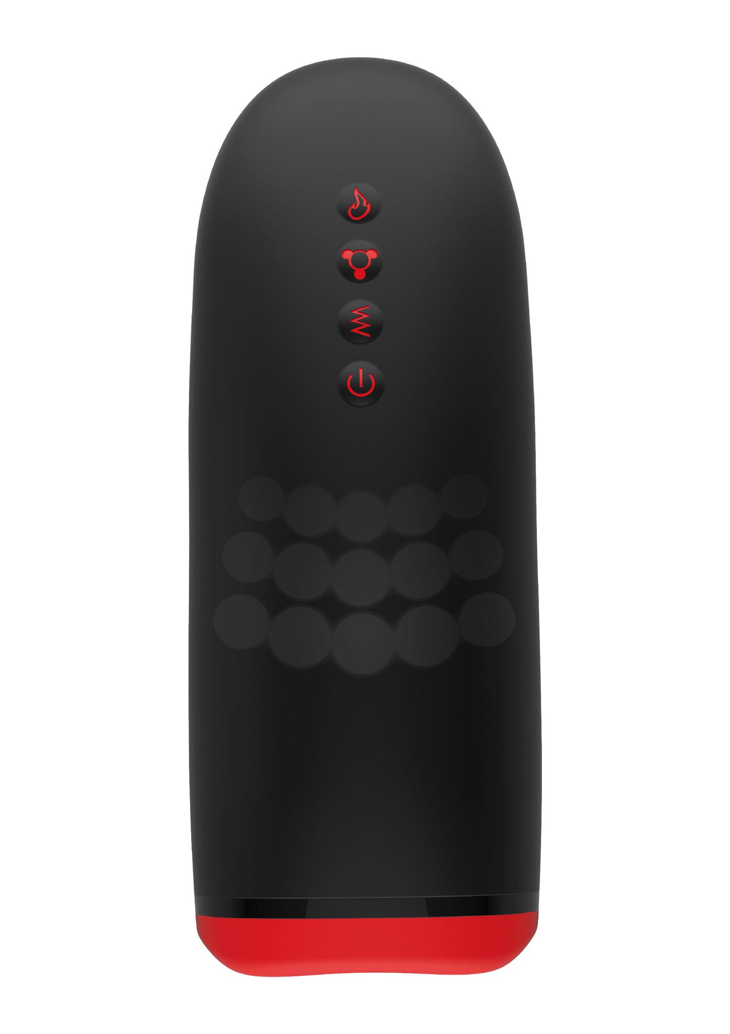 Hidden Desire Fusion X Beaded Tongue Masturbator BLACK - 4