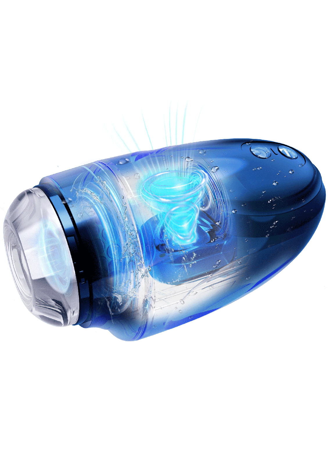 Hidden Desire Fusion X Aqua Bubble Masturbator BLUE - 1