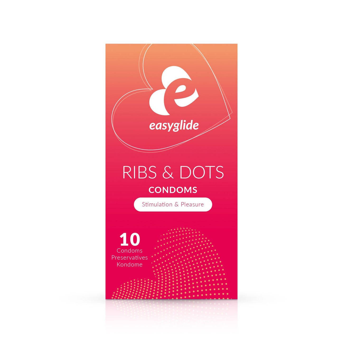 EasyGlide - Ribs and Dots Condooms - 10 stuks - 1