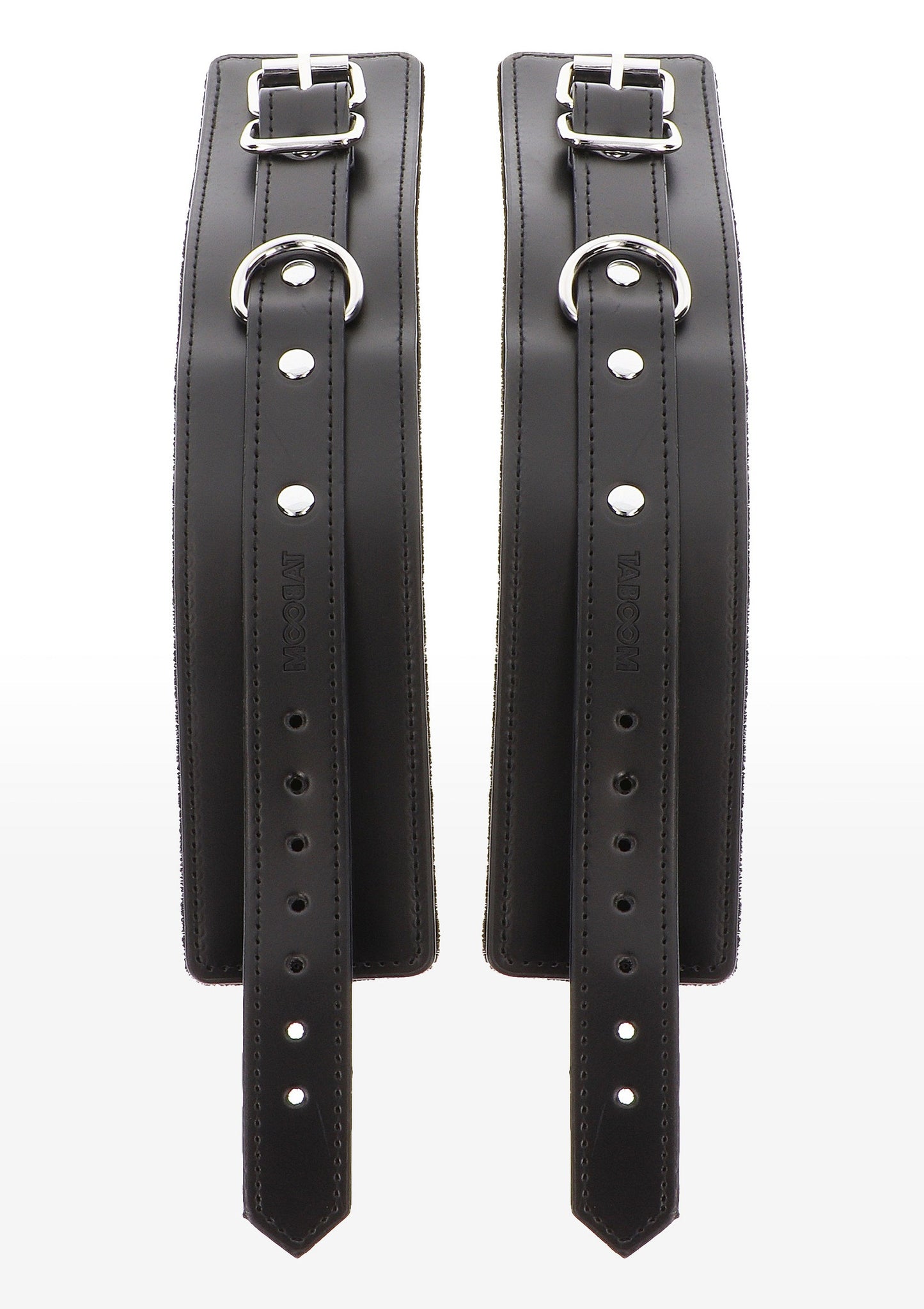 Taboom Bondage Essentials Wrist Cuffs BLACK - 0