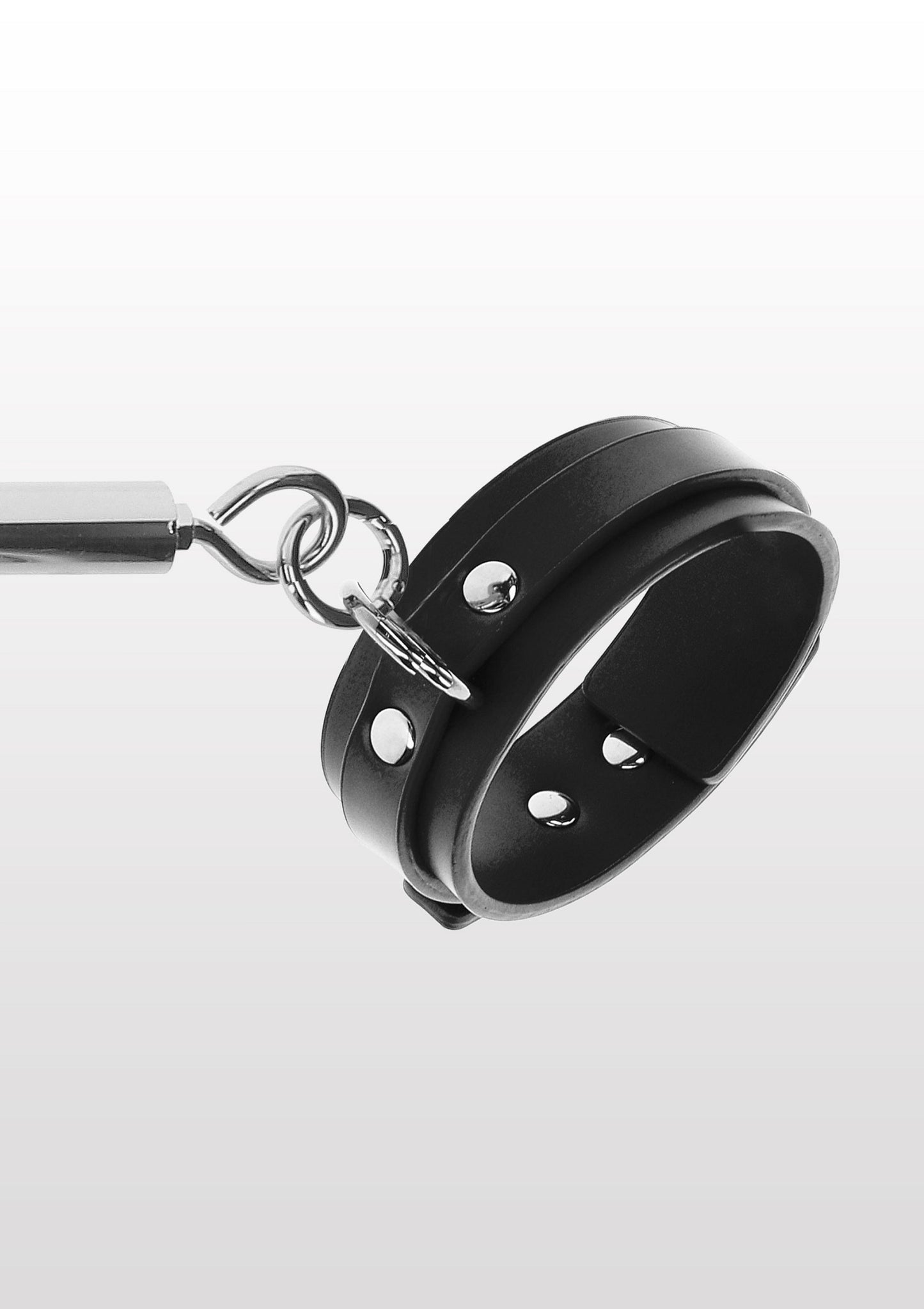 Taboom Bondage Essentials Spreader Bar with Ankle Cuffs BLACK - 1