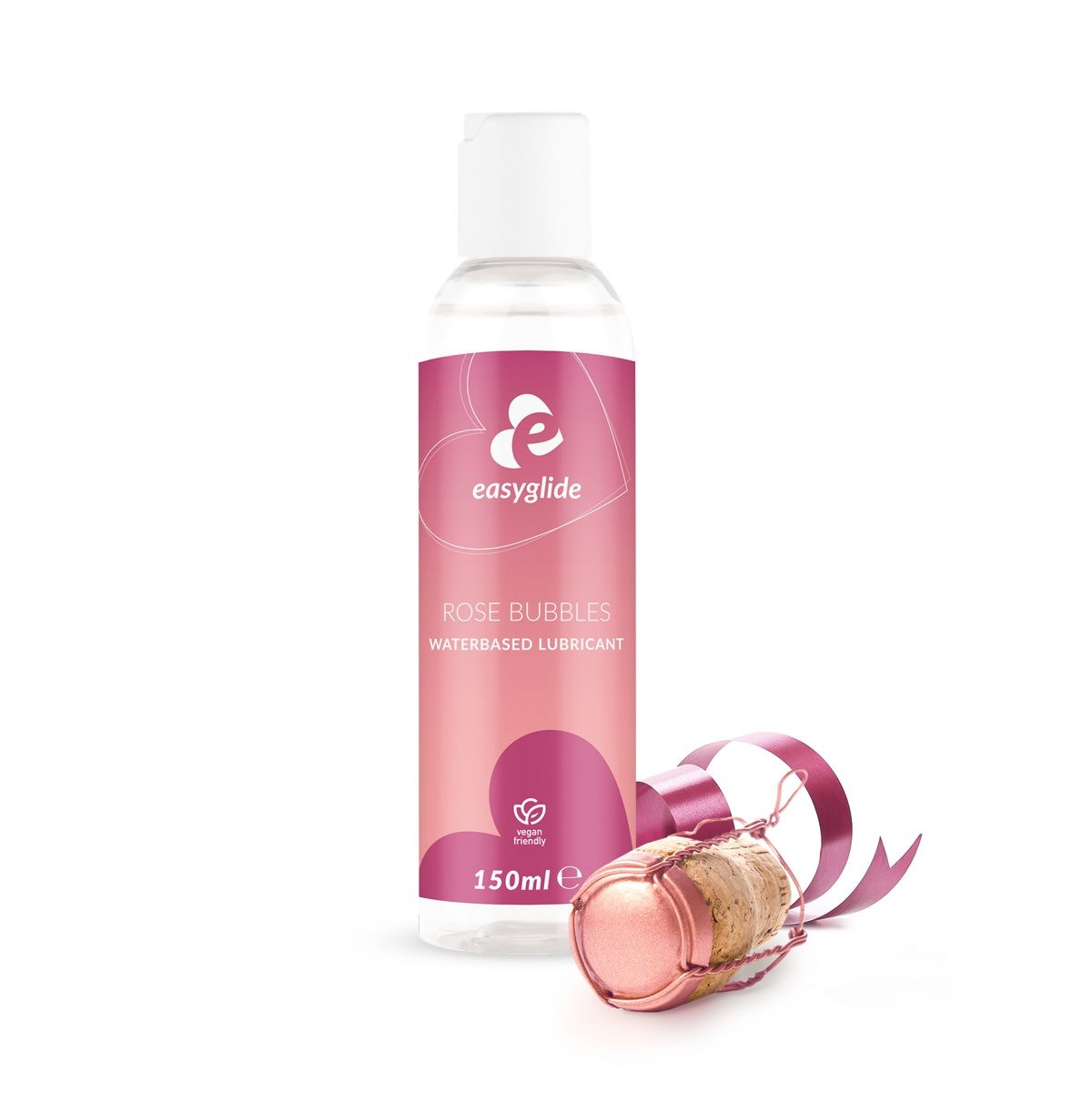 EasyGlide Rosé Bubbels Glijmiddel op Waterbasis - 150 ml - 3