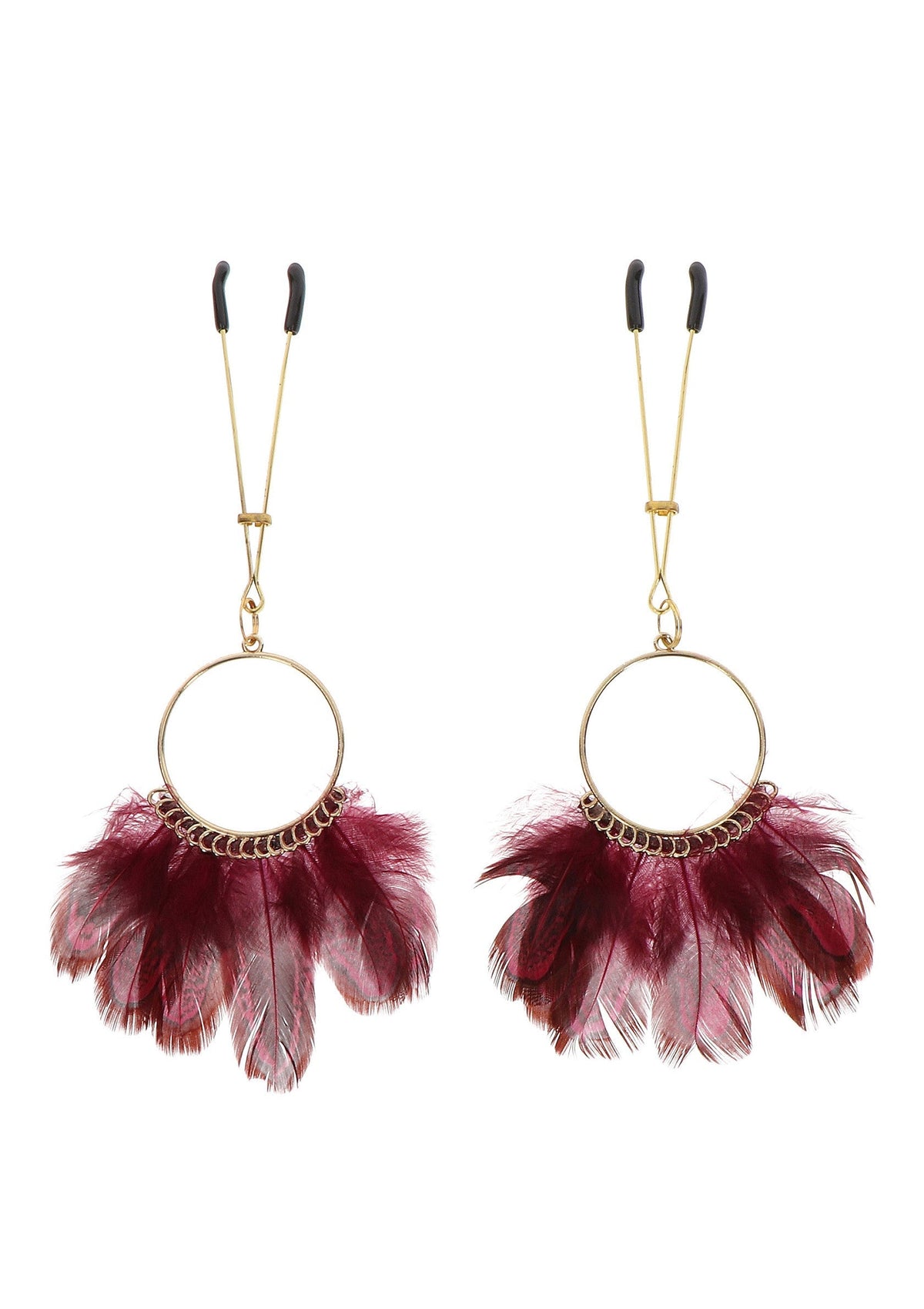 Tweezers With Feathers GOLD - 3