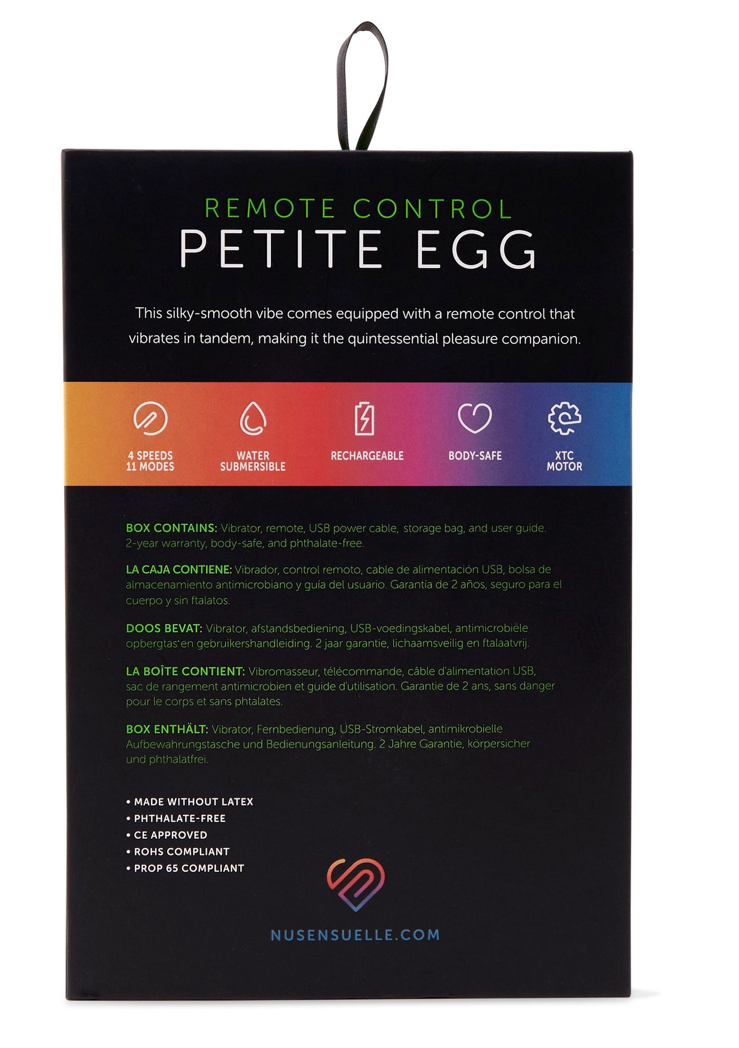 Nu Sensuelle Remote Control Petite Egg PURPLE - 4