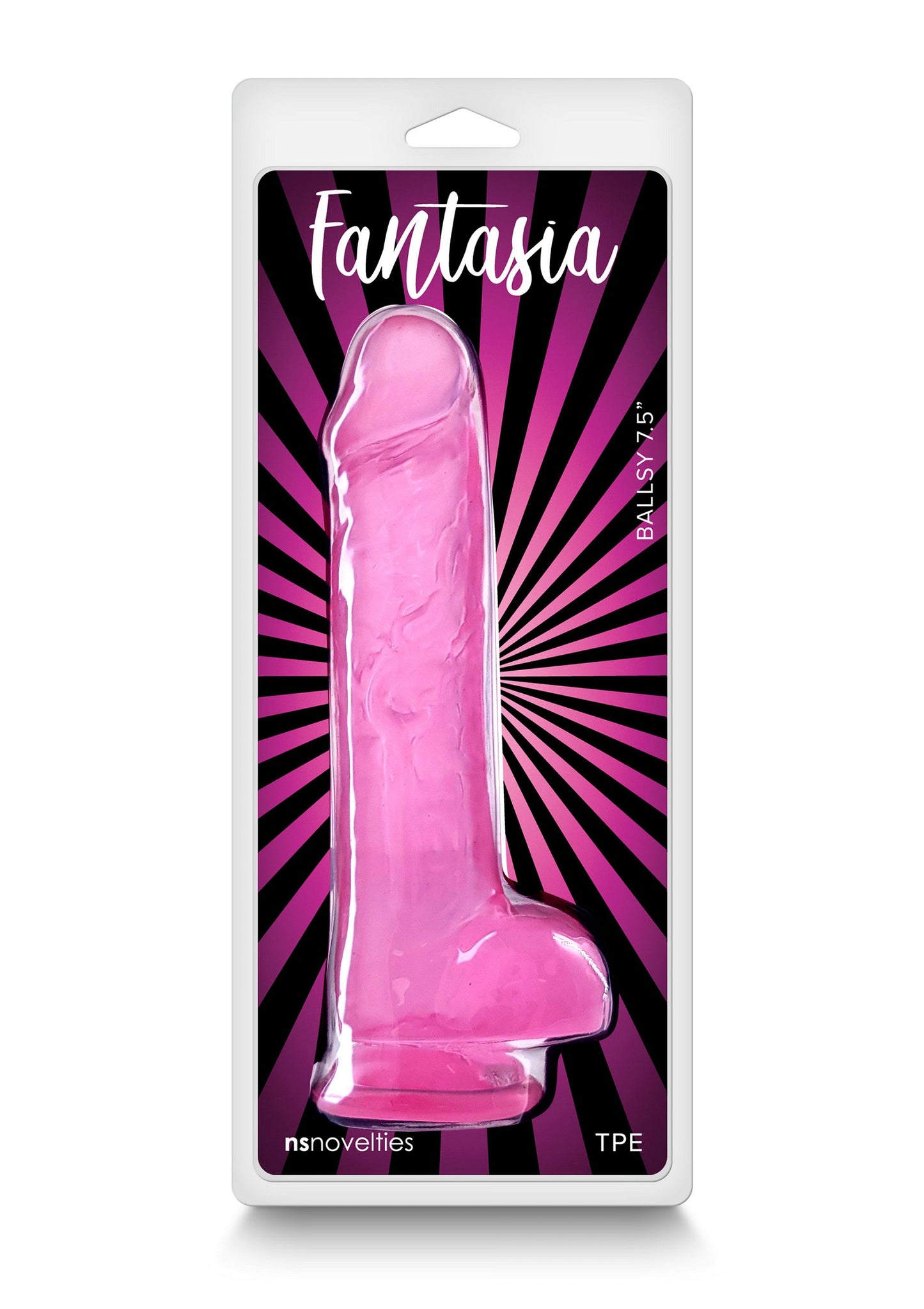 NS Novelties Fantasia Ballsy 7.5' PINK - 1