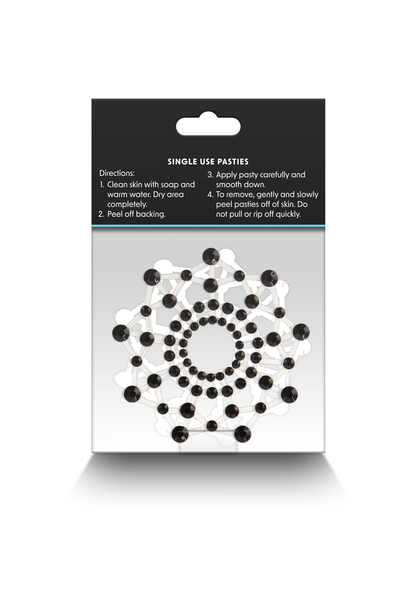 NS Novelties Pretty Pasties Charm III BLACK - 0