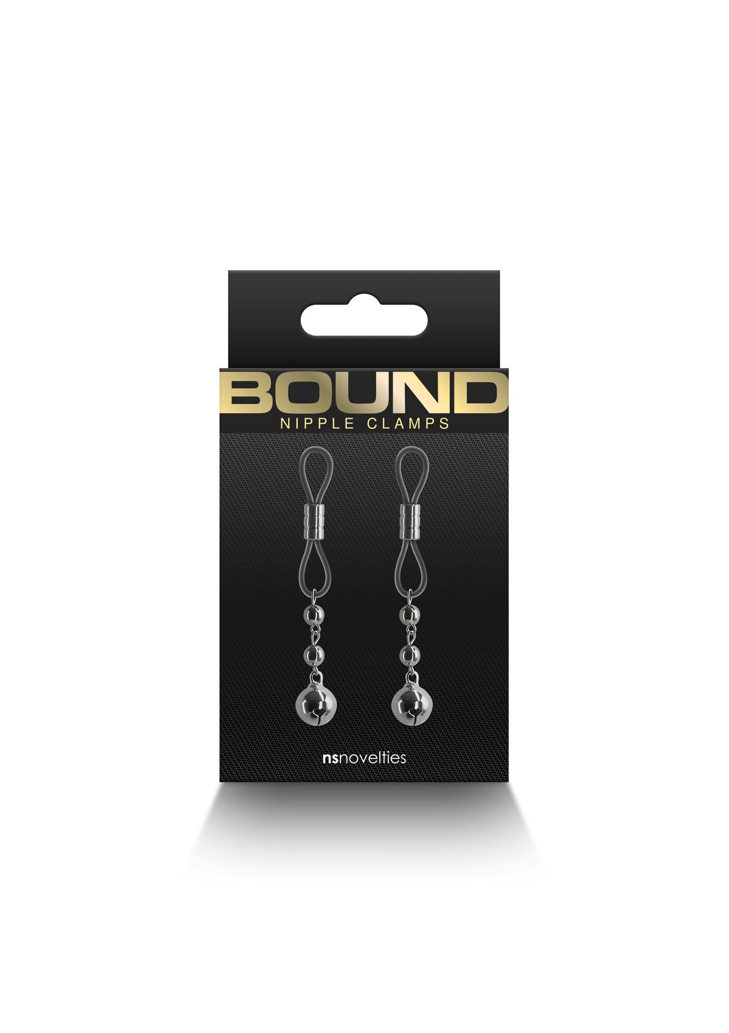 NS Novelties Bound Nipple Clamps D1 BLACK - 2