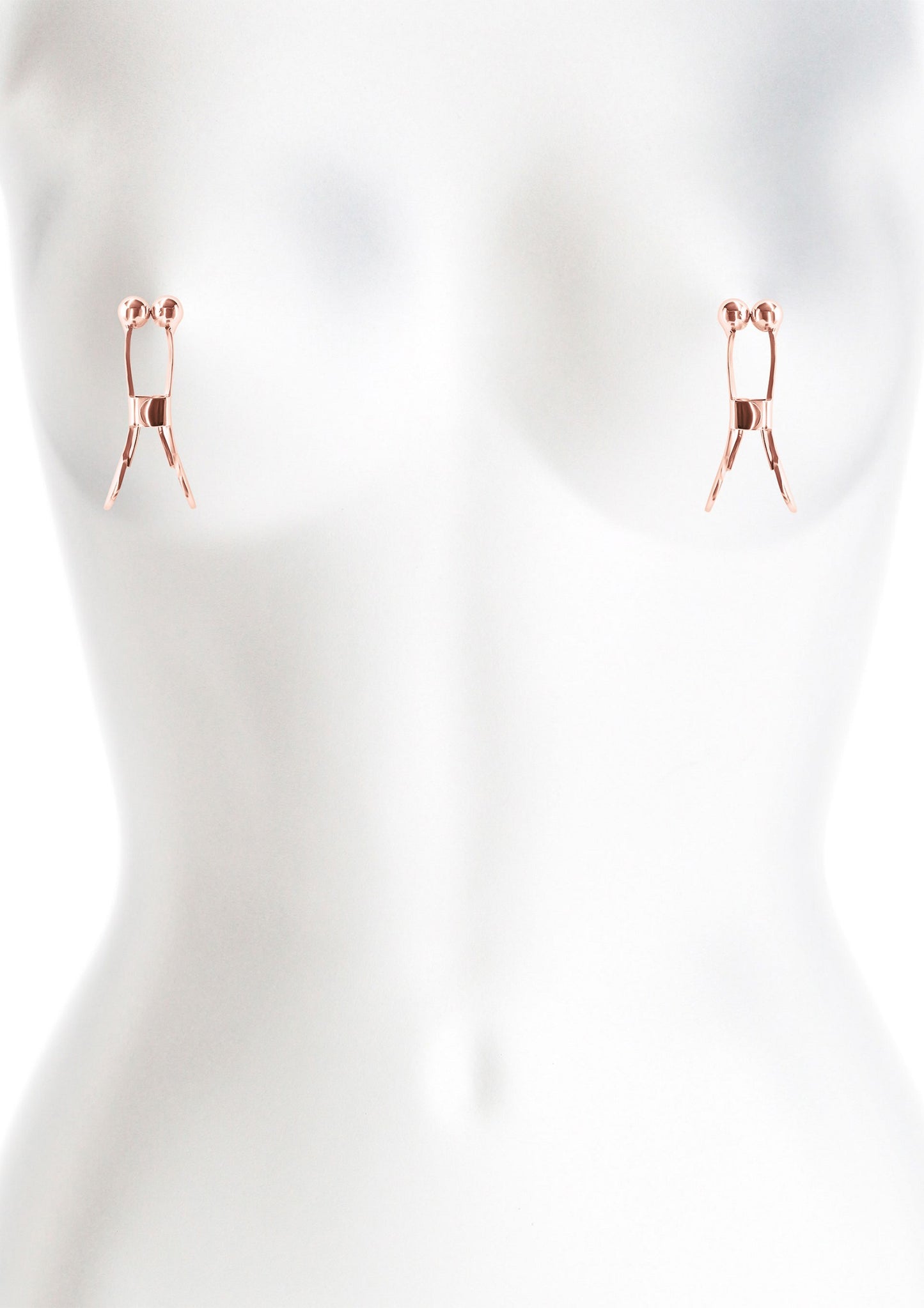 NS Novelties Bound Nipple Clamps C1 ROSEGOLD - 1