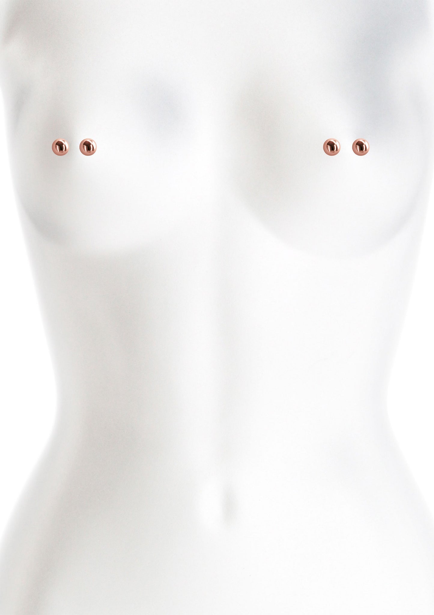 NS Novelties Bound Nipple Clamps M1 ROSEGOLD - 0