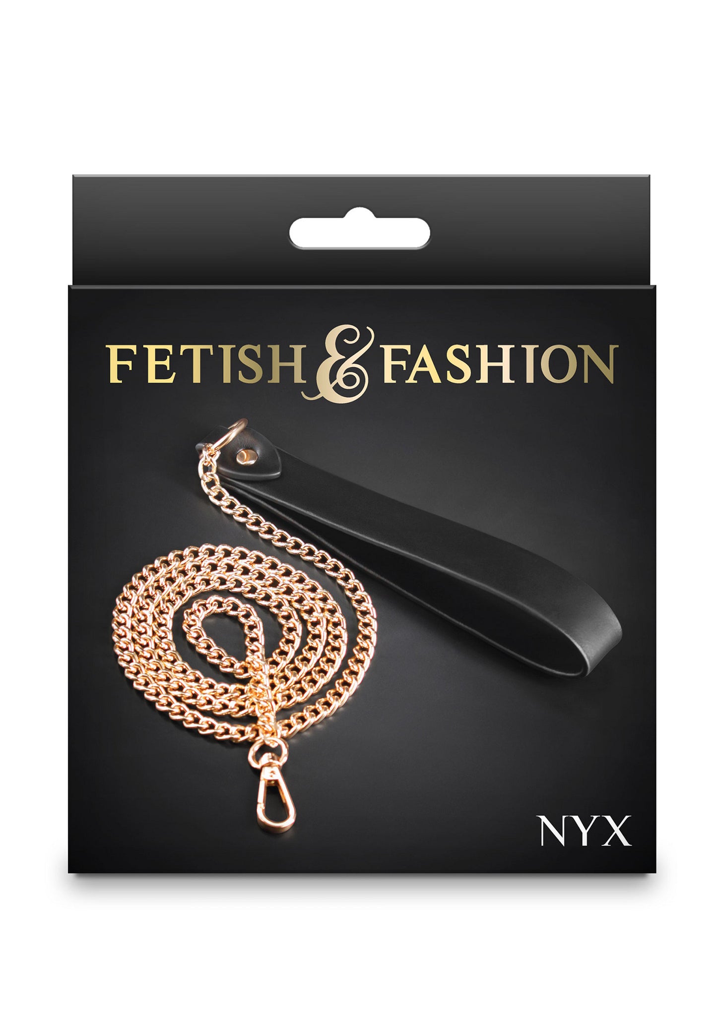 NS Novelties Fetish & Fashion Nyx Leash BLACK - 1