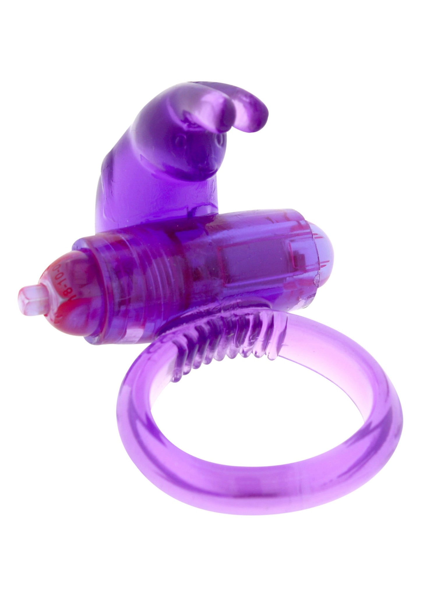 Seven Creations Rabbit Vibrating Cockring PURPLE - 0