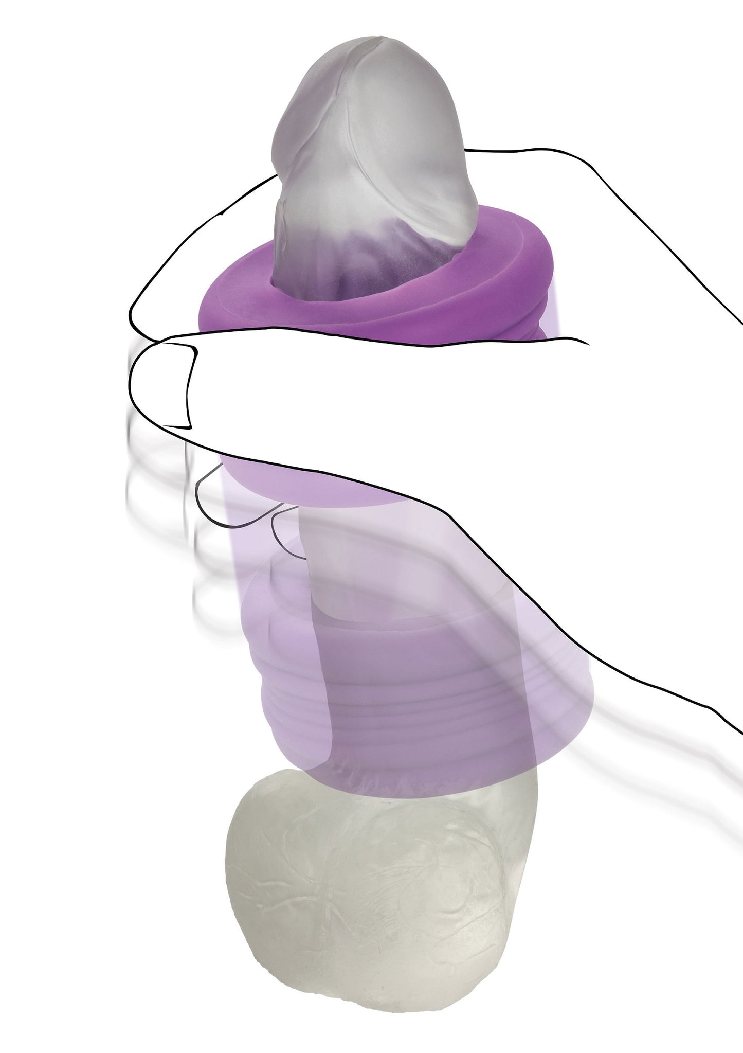 CalExotics Slop Top Dirty Luv PURPLE - 9