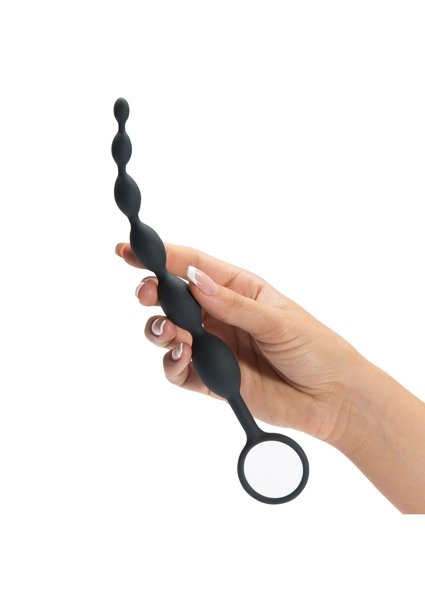 Fifty Shades of Grey Pleasure Intensified Anal Beads BLACK - 4
