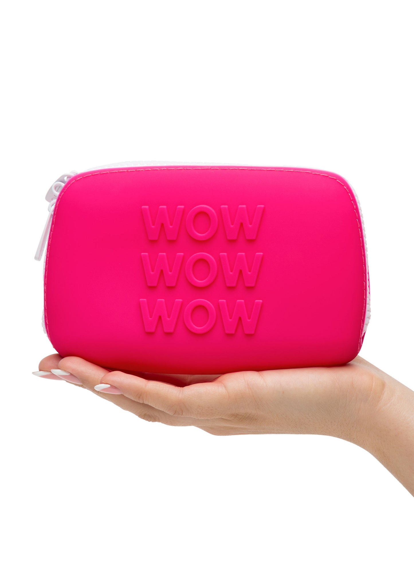 Happy Rabbit Silicone Zip Case Small PINK - 2