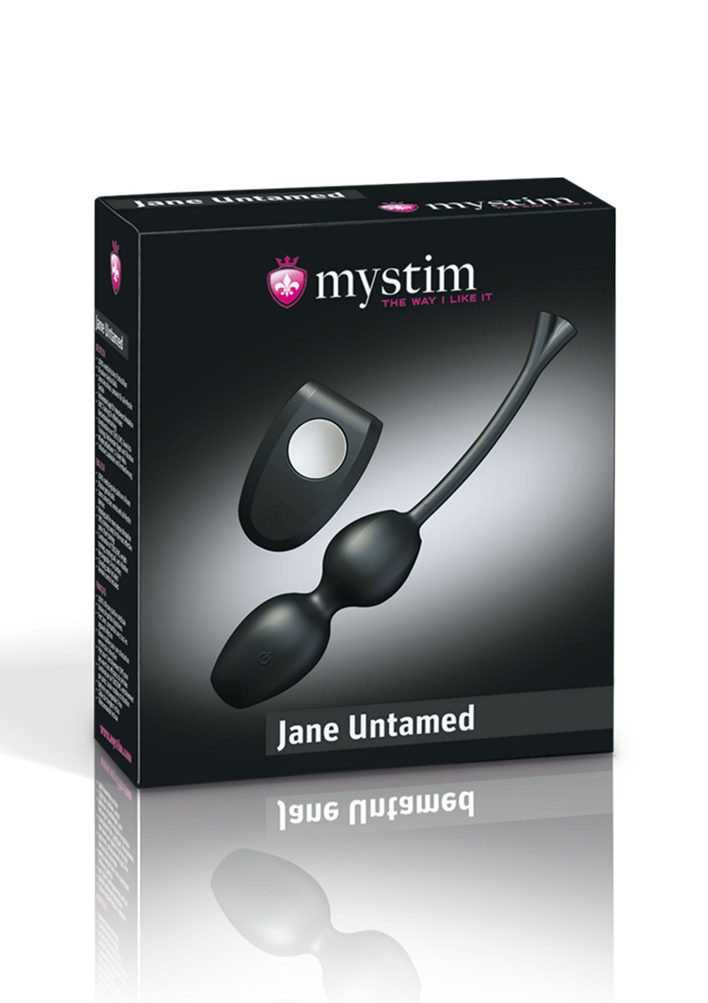 MyStim Jane Untamed Geisha Ball Vibe BLACK - 0