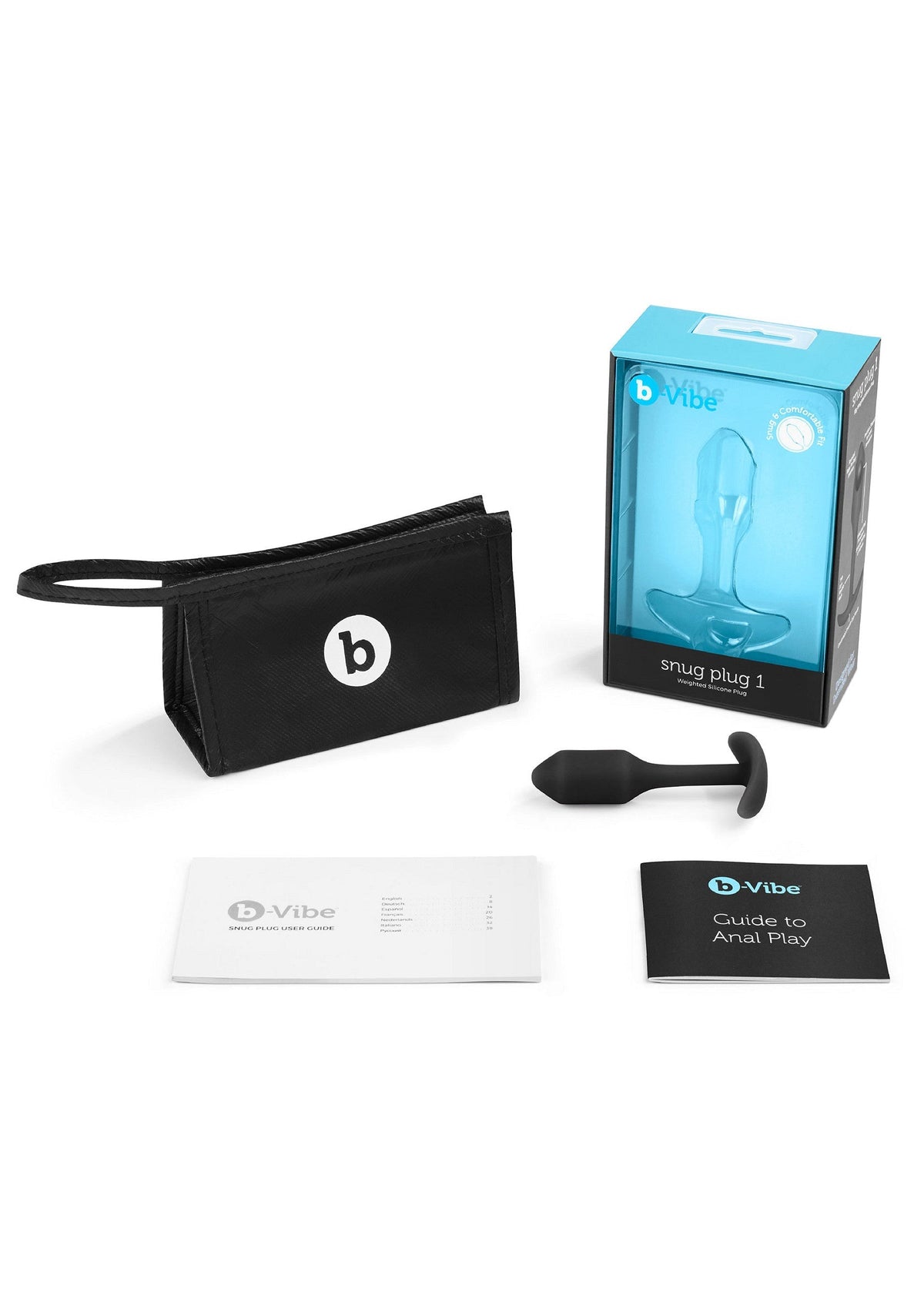 B-Vibe Snug Plug 1 BLACK - 5