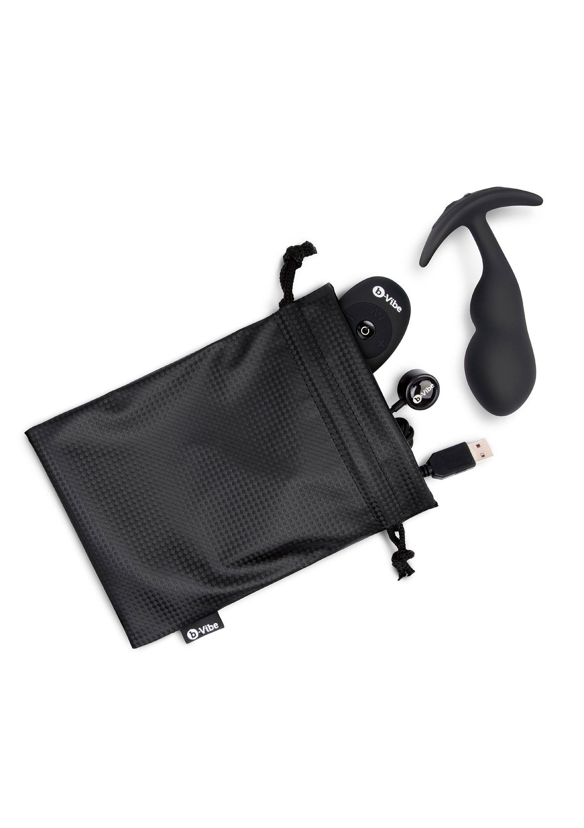 B-Vibe P-Spot SnugPlug Medium BLACK - 12