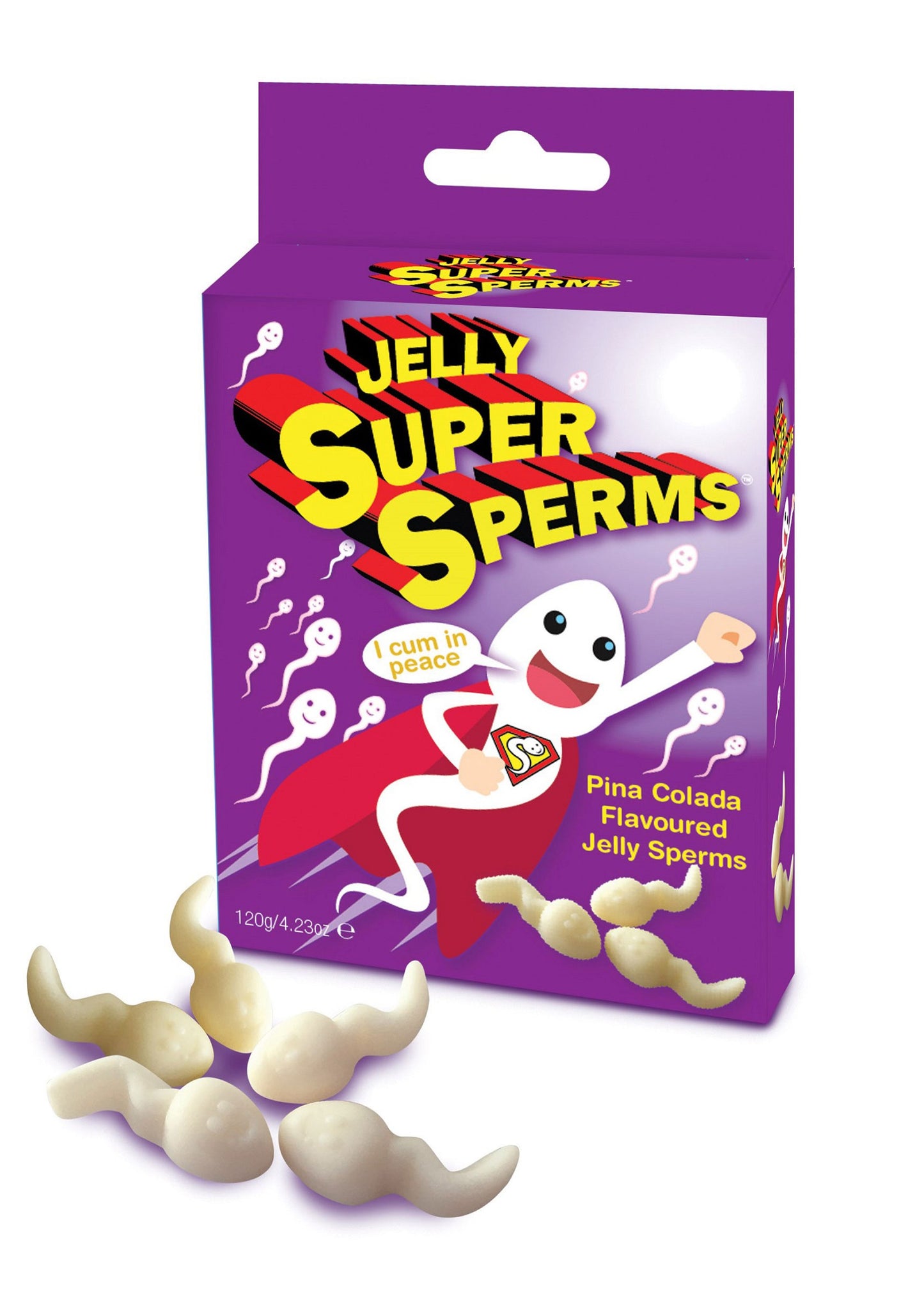 S&F Jelly Super Sperms WHITE - 0
