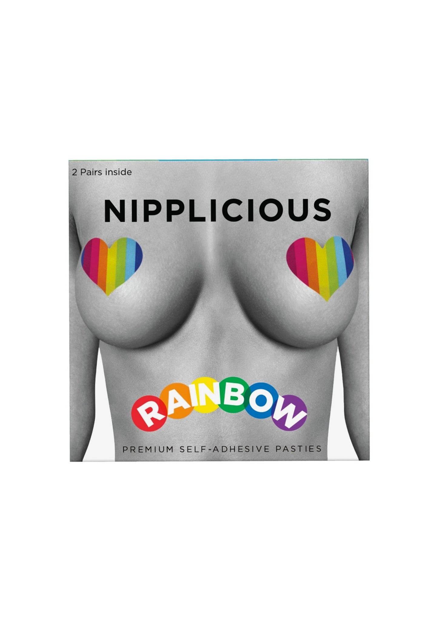 S&F Nipplicious Rainbow Pasties RAINBOW - 1