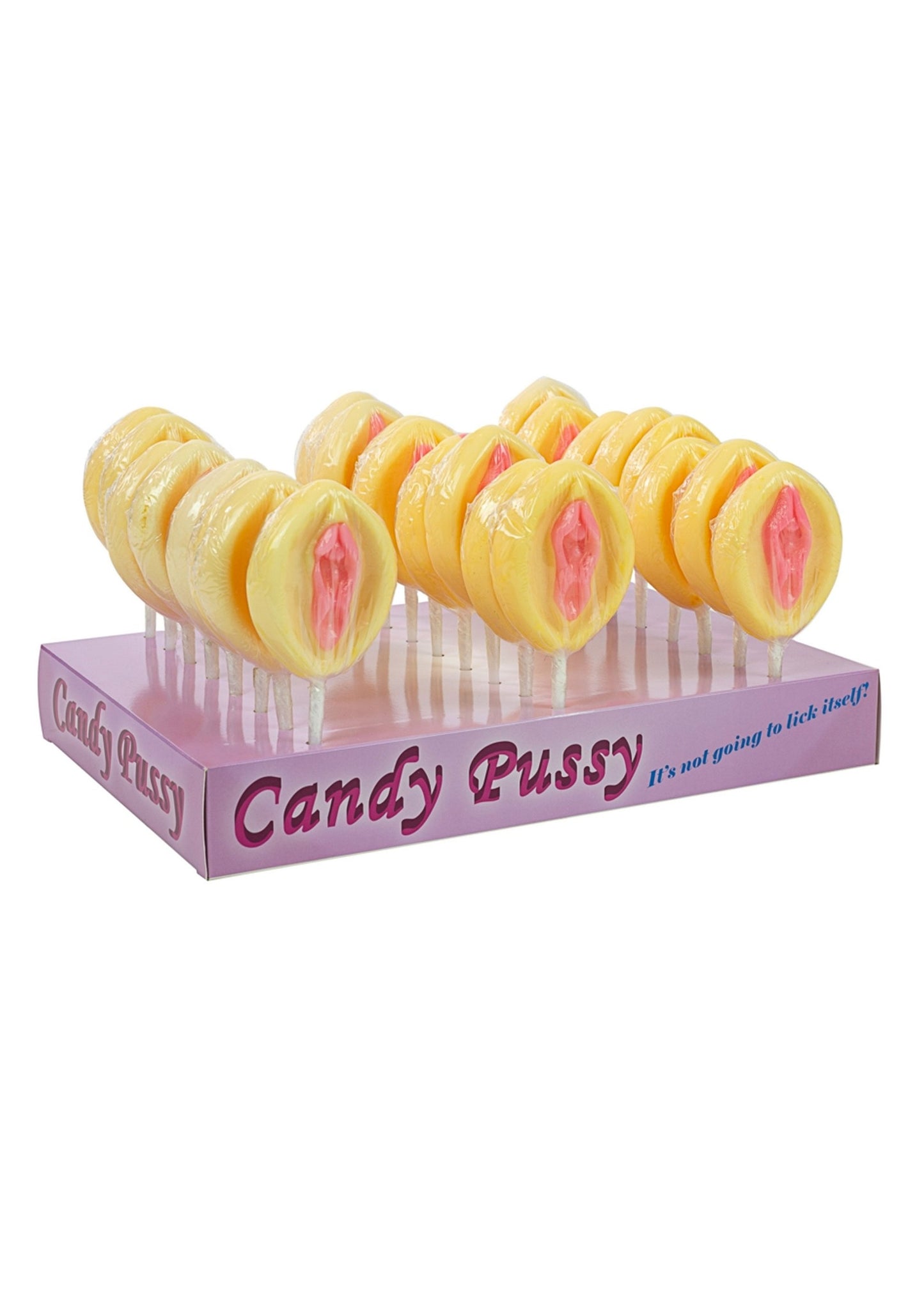 S&F Candy Pussy Lollipop 24pcs PINK - 1