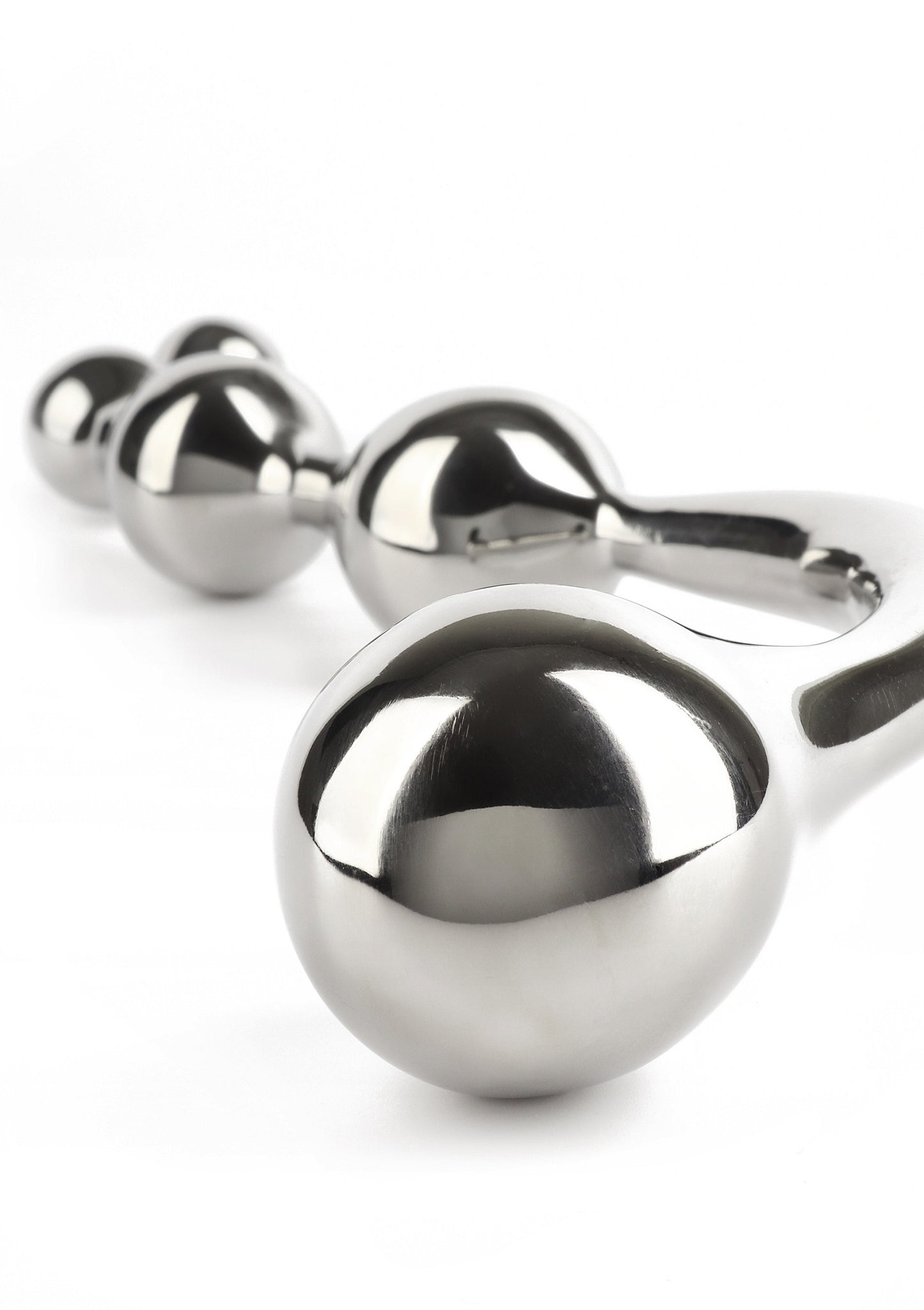 Mr. Steel Twisted Desire Bulb Wand SILVER - 2