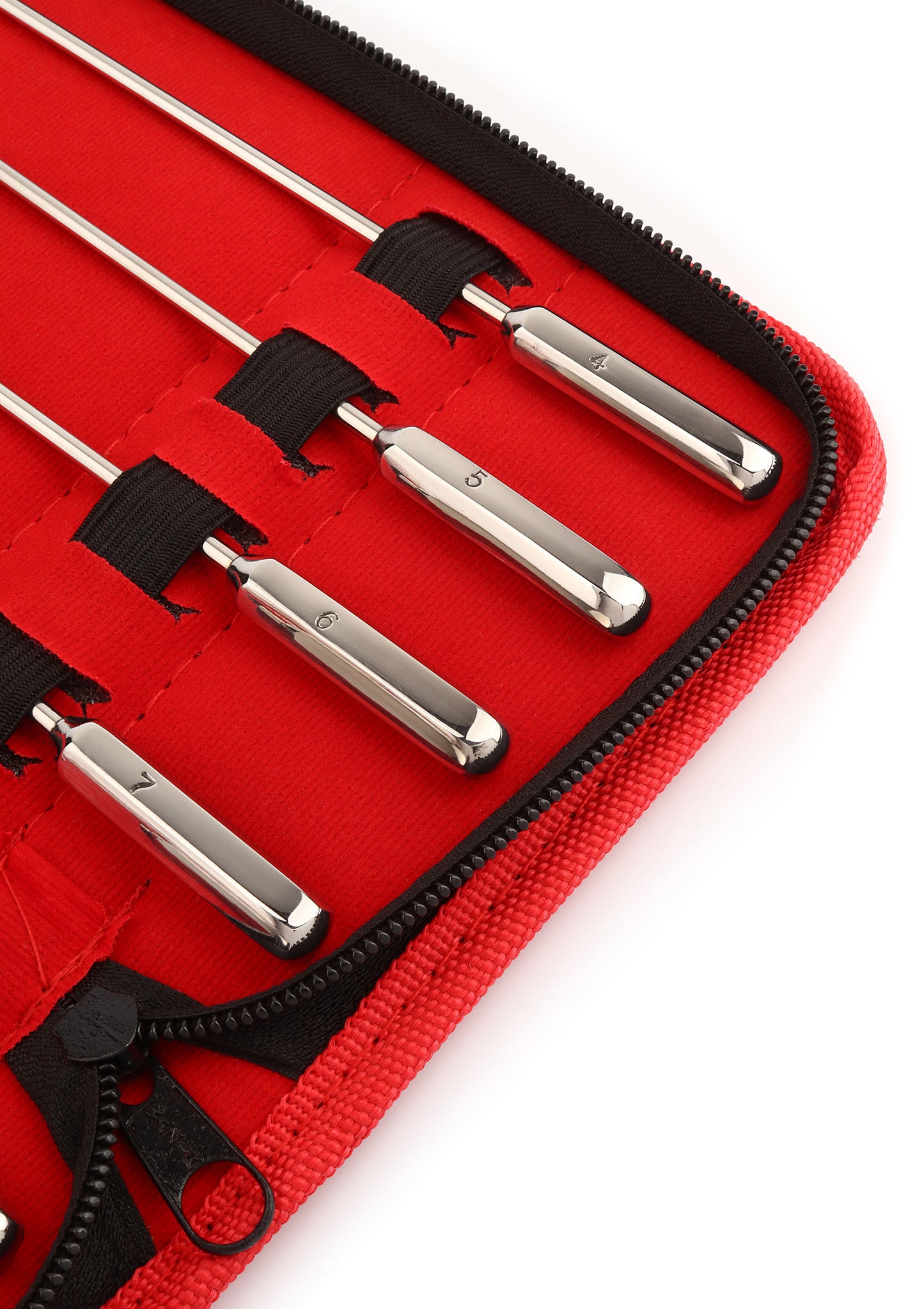 Mr. Steel Rosebud Urethral Sounds 8 Pcs SILVER - 2