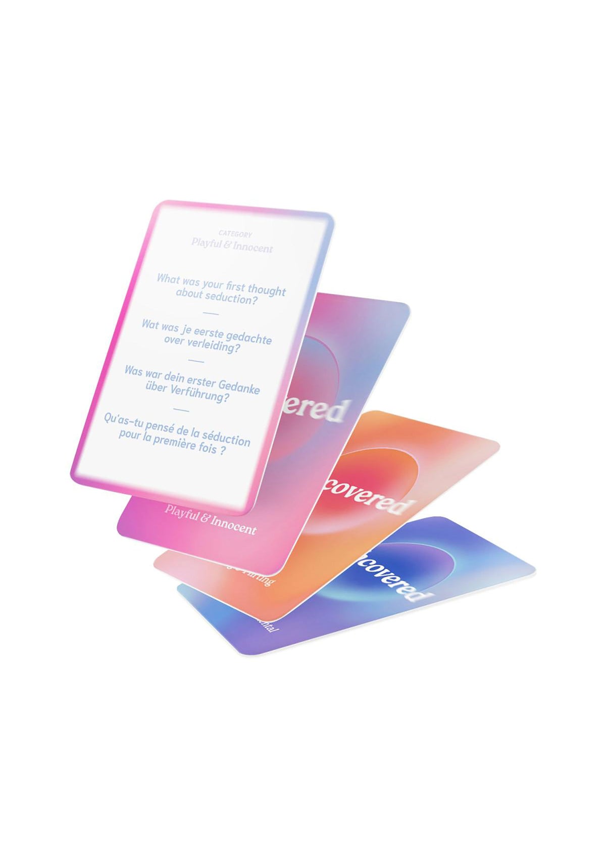 Uncovered Card Game ENGLISH - 1