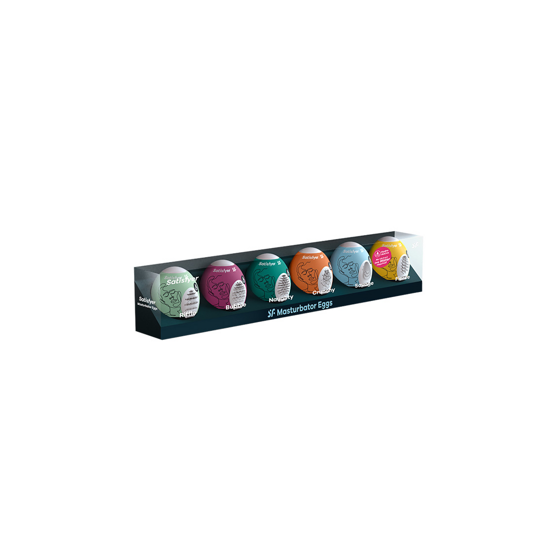 Masturbator Egg Set - 6 Stuks Multicolor - 1
