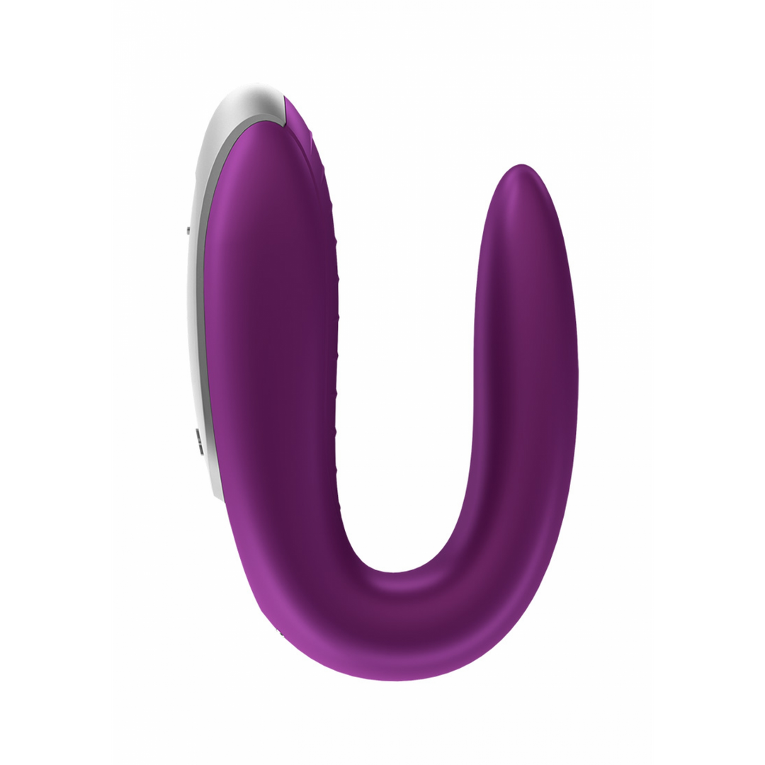 Dubbel Plezier - Partner Vibrator - Violet Violett - 0