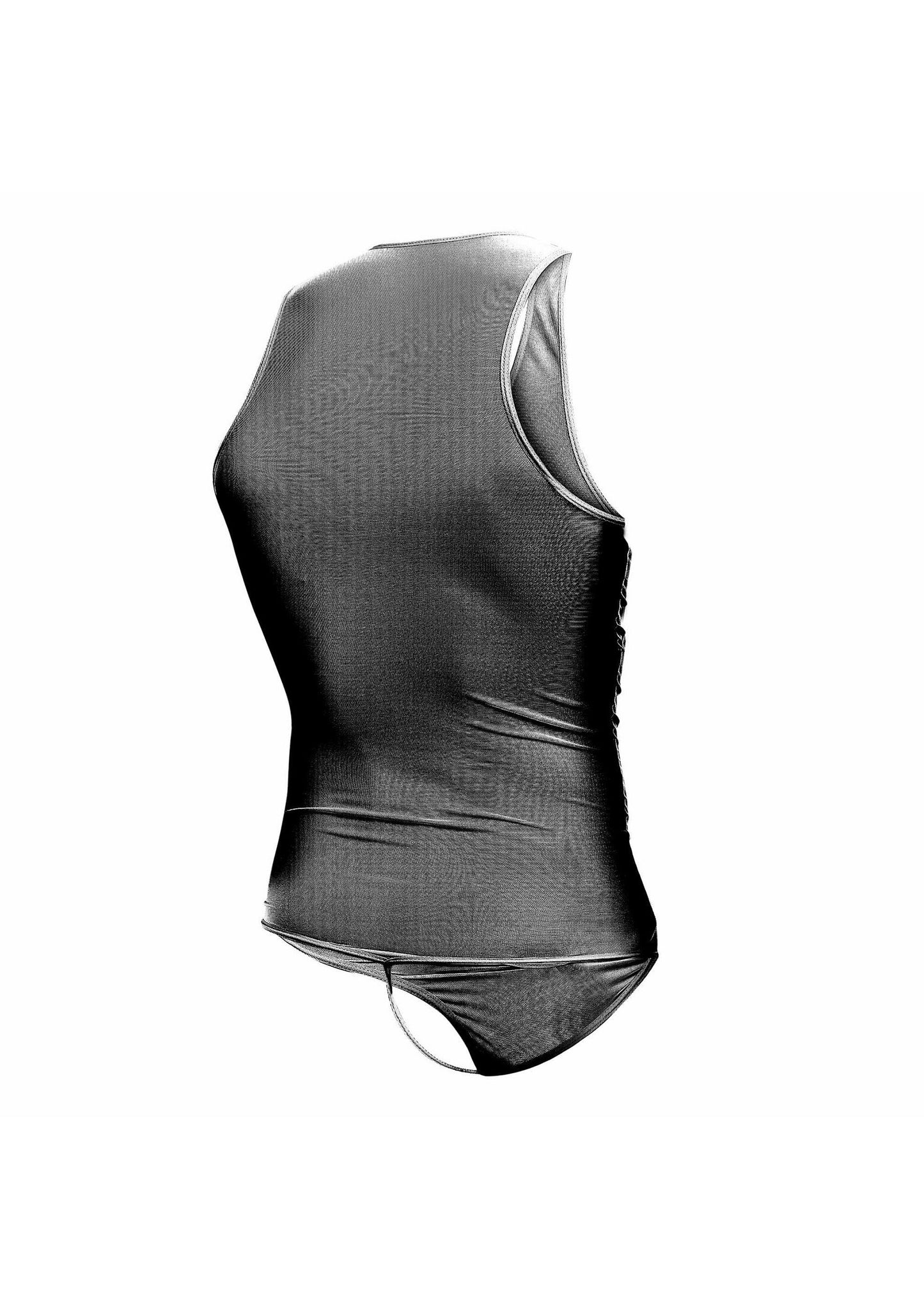 MOB Eroticwear Sexy Sheer Body BLACK S/M - 0