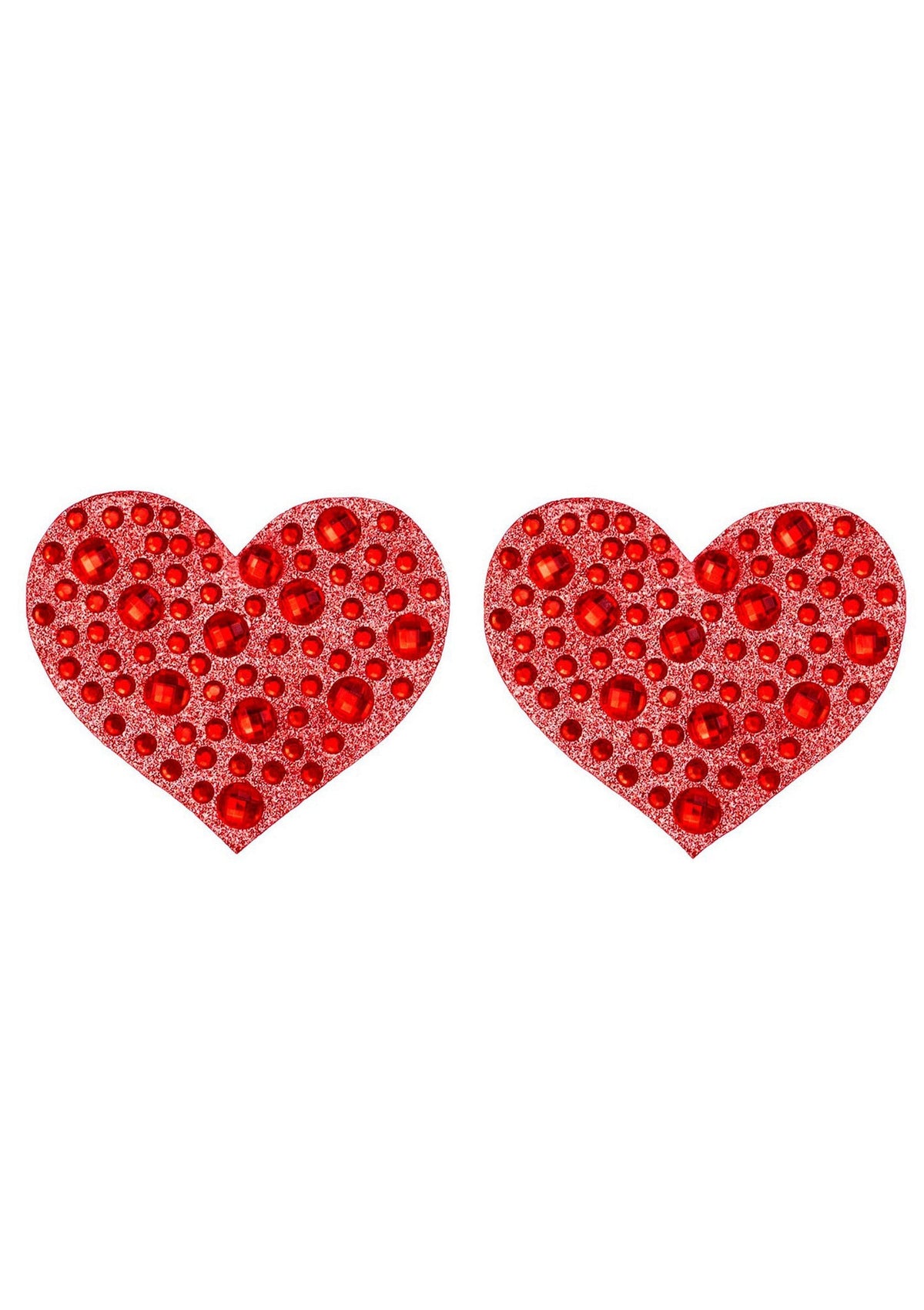 Amore Adhesive Nipple Jewel Stickers RED O/S - 0