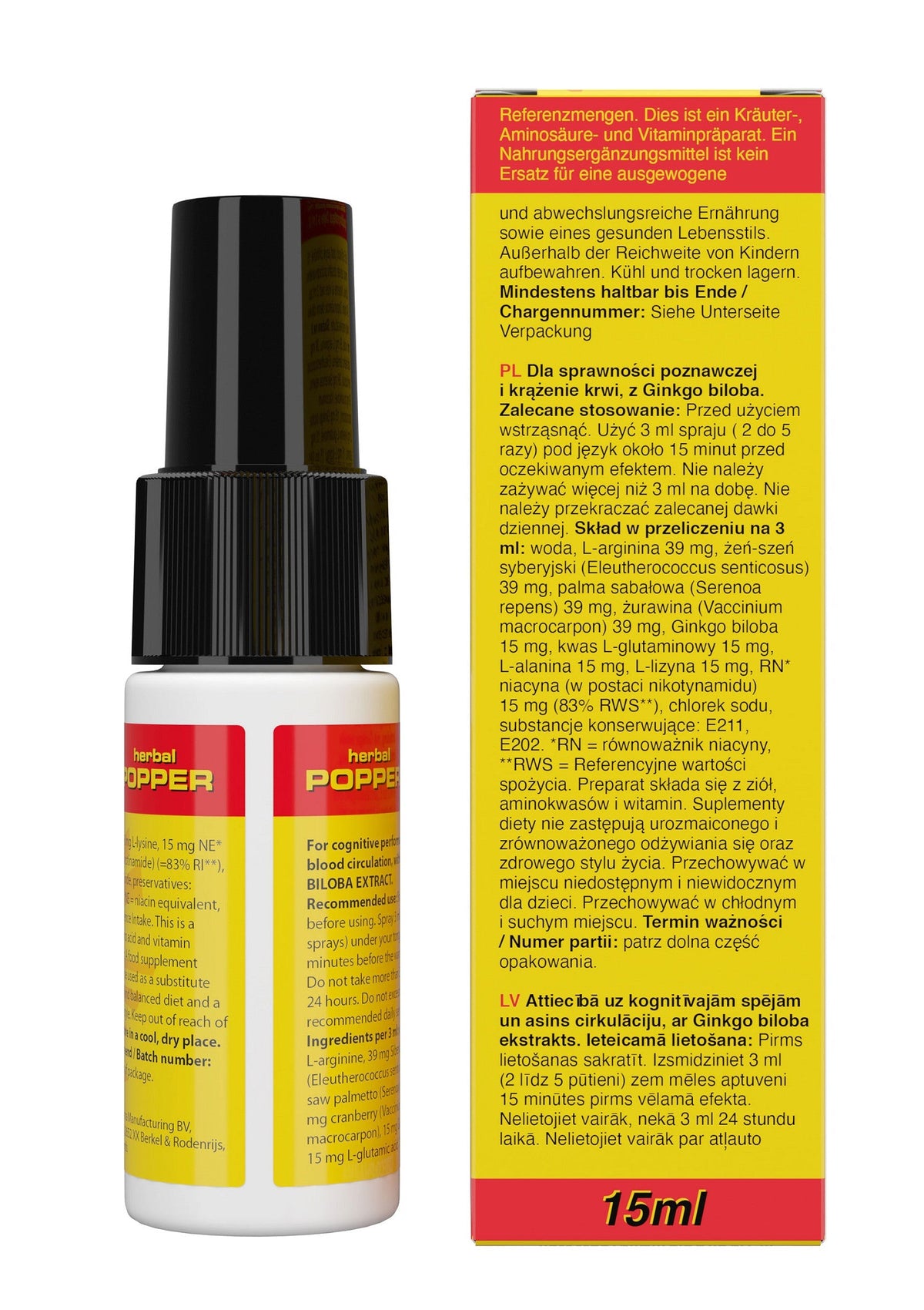 Rush Herbal Popper 15 ml NATUREL 15 - 7