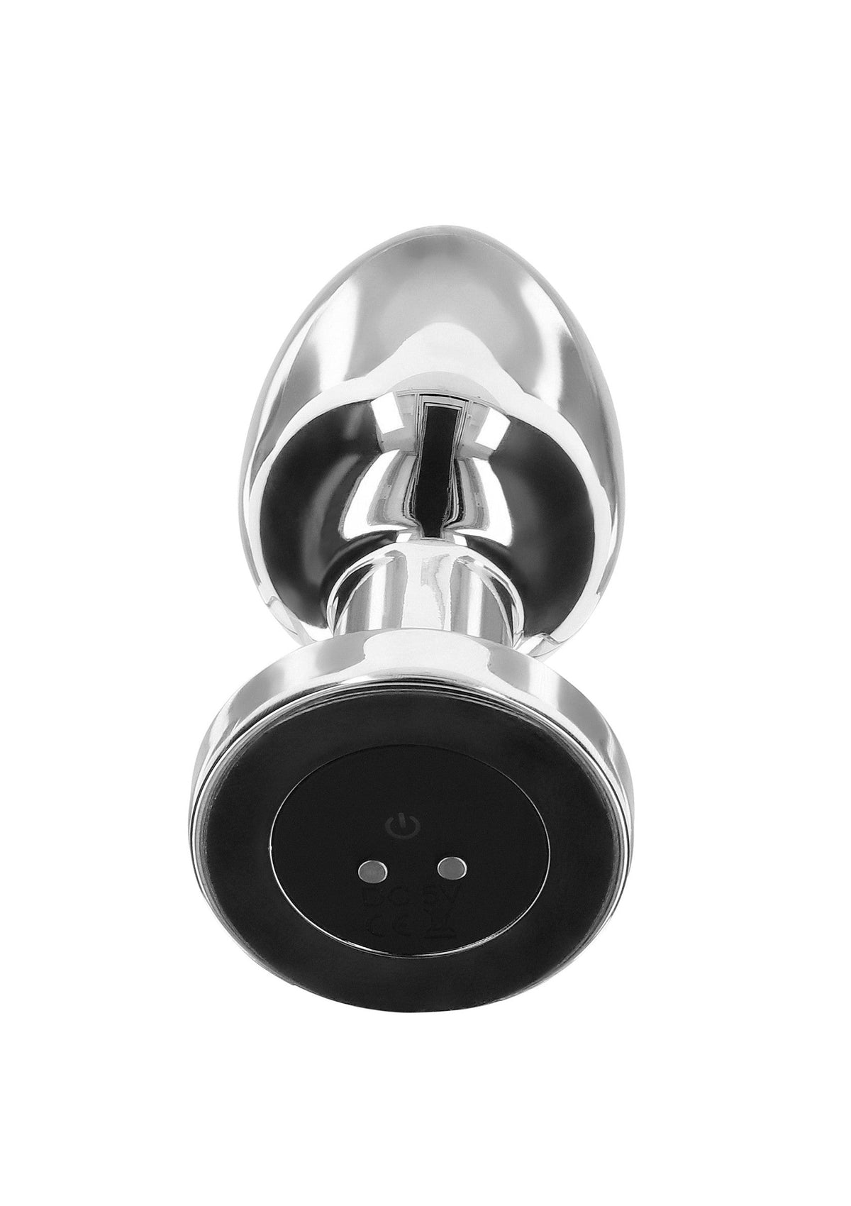 The Glider Vibrating Plug Large SILVER - 1