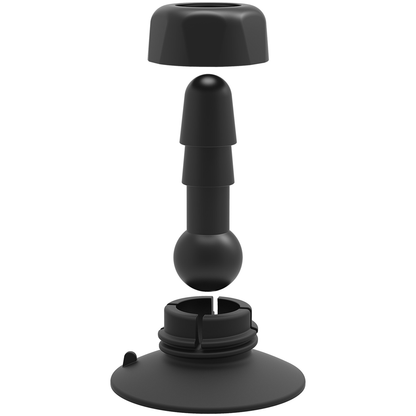 Deluxe 360 Swivel - Butt Plug met Zuignap - 2 Stuks Schwarz - 2