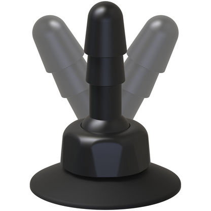 Deluxe 360 Swivel - Butt Plug met Zuignap - 2 Stuks Schwarz - 1