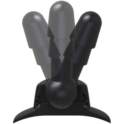 Deluxe 360 Swivel - Butt Plug met Zuignap - 2 Stuks Schwarz - 0